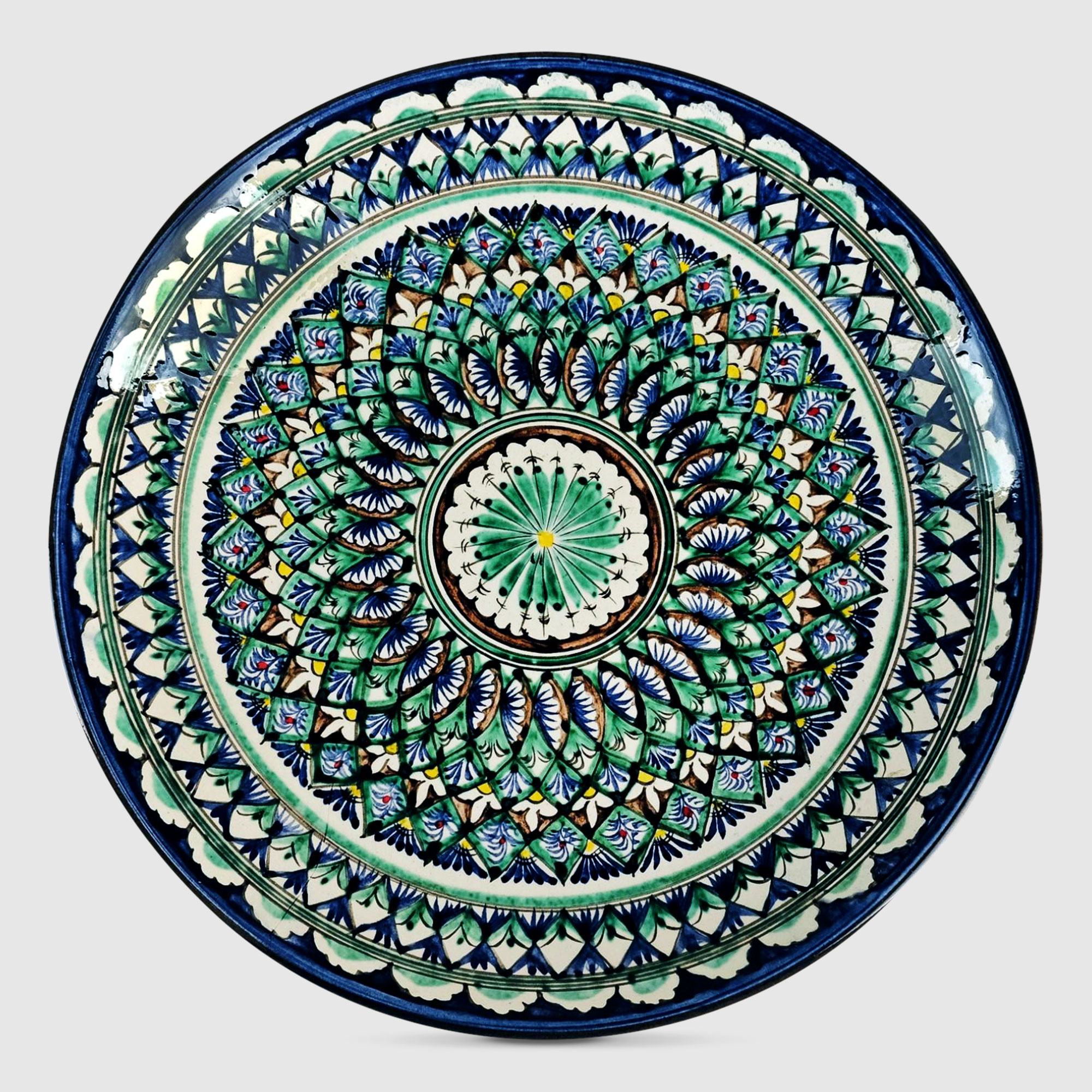 Ляган Риштанская керамика Узоры Риштанская роспись синяя 39 см 3554762, Синий;разноцветный
Ляган Риштанская керамика Узоры Риштанская роспись синяя 39 см 3554762, Синий;разноцветный