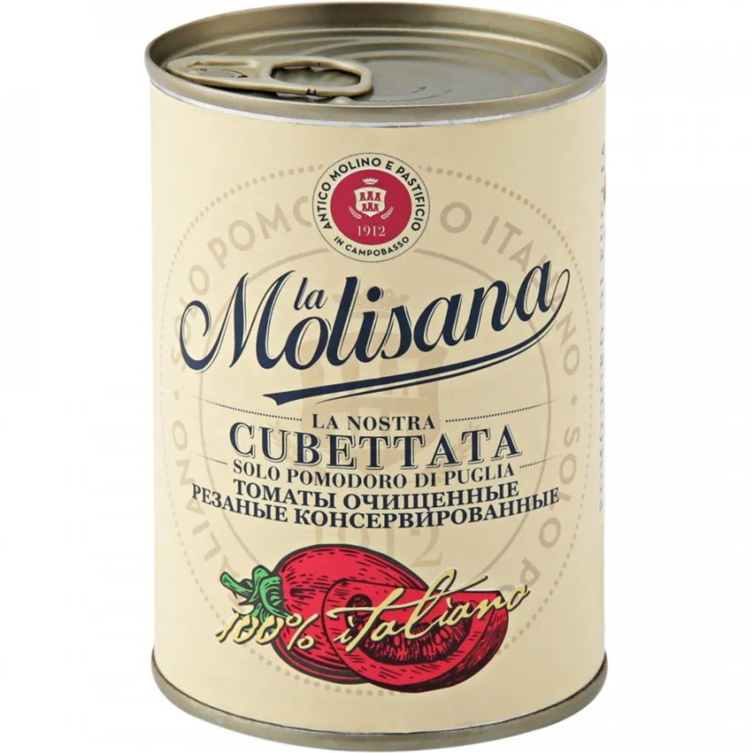 Томаты очищенные La Molisana резаные 400 мл
Томаты очищенные La Molisana резаные 400 мл