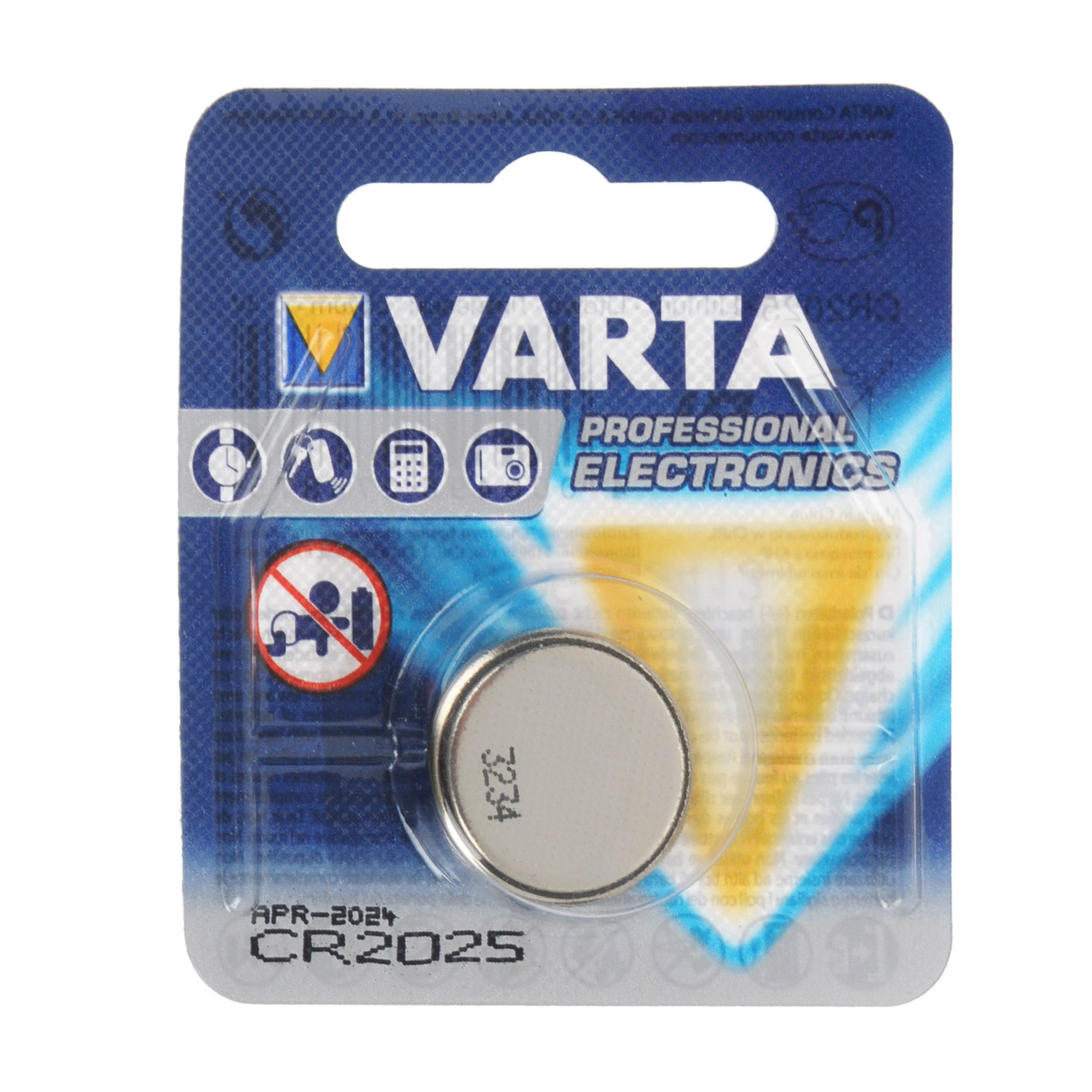 Батарейки Varta Professional Electronics Lithium CR2025 1 шт, Серебристый
Батарейки Varta Professional Electronics Lithium CR2025 1 шт, Серебристый