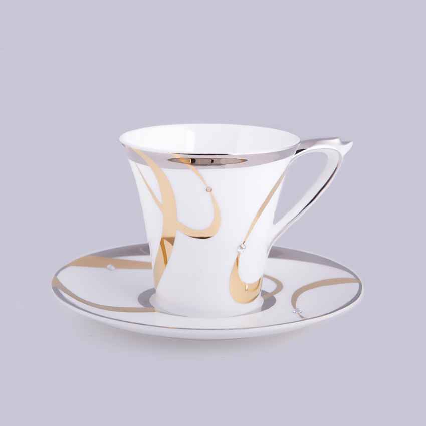 фото Набор чайный пар hankook/prouna аврора с кристаллами swarovski 250 мл 2 шт