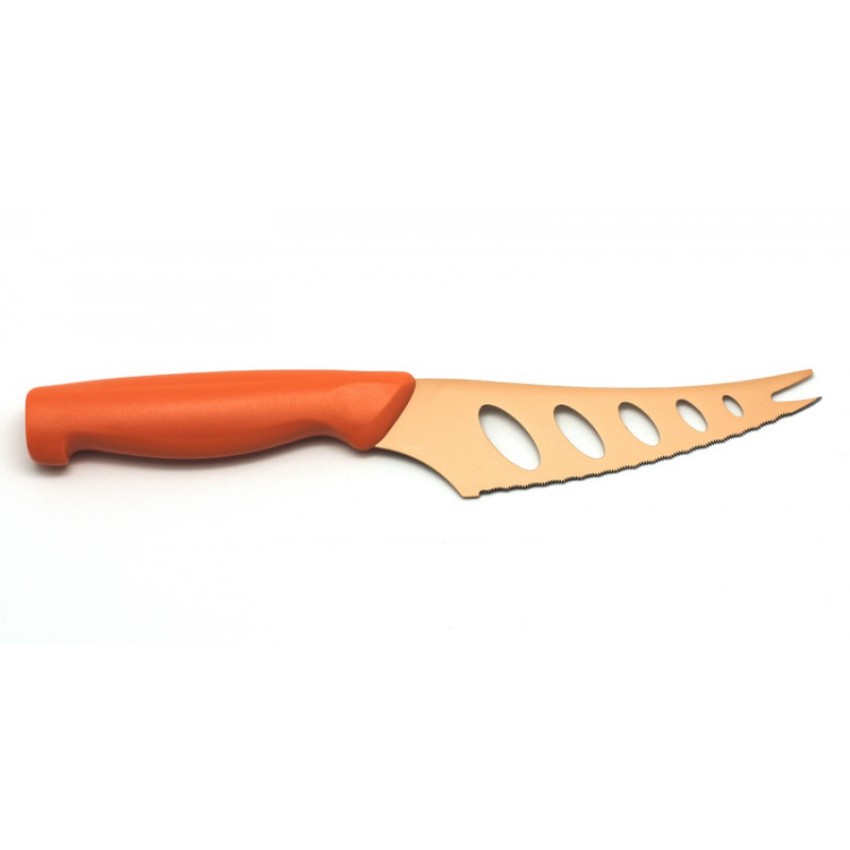 фото Нож для сыра 13см оранжевый atlantis