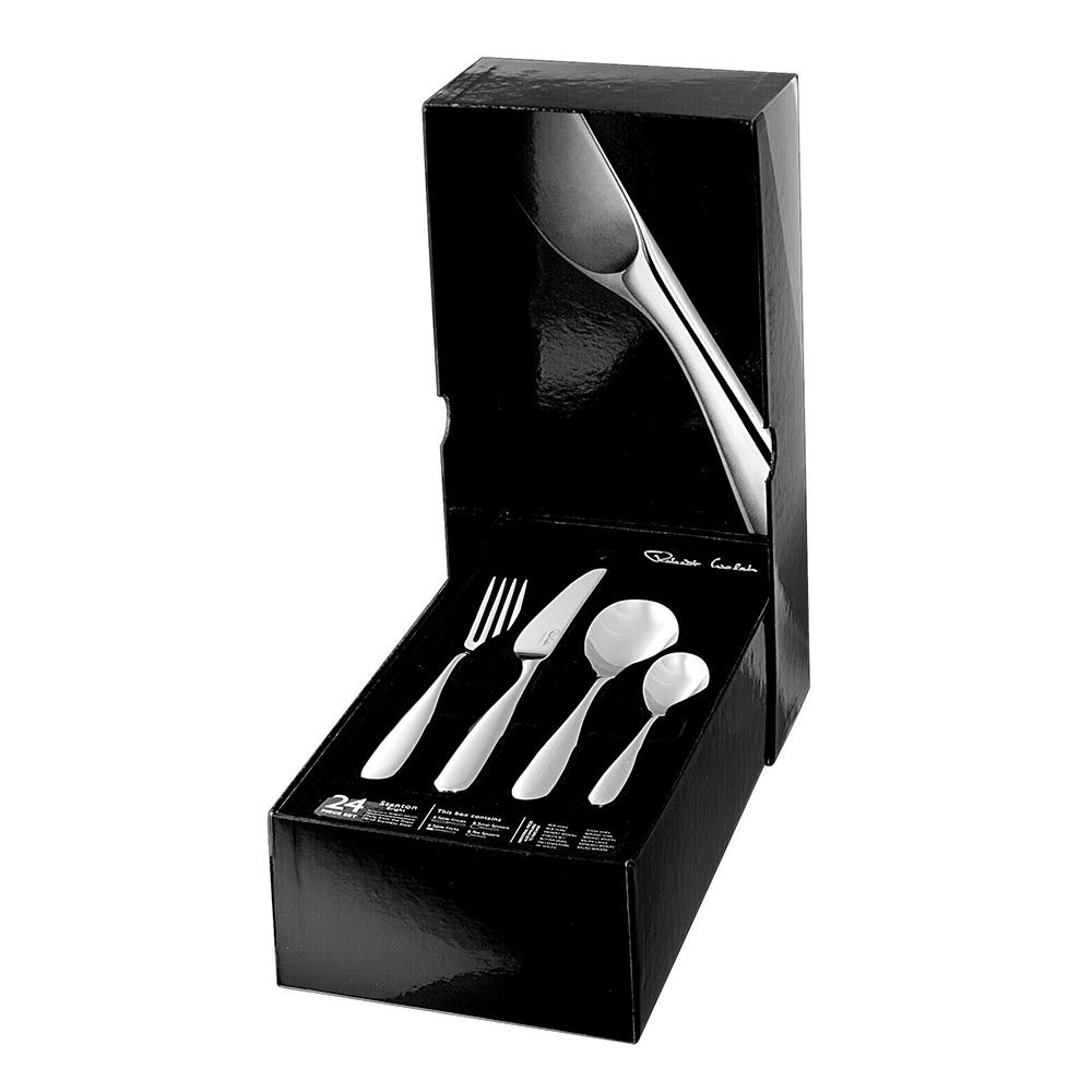 фото Набор столовых приборов robert welch stanton satin 6 персон 24 предмета robert welsh