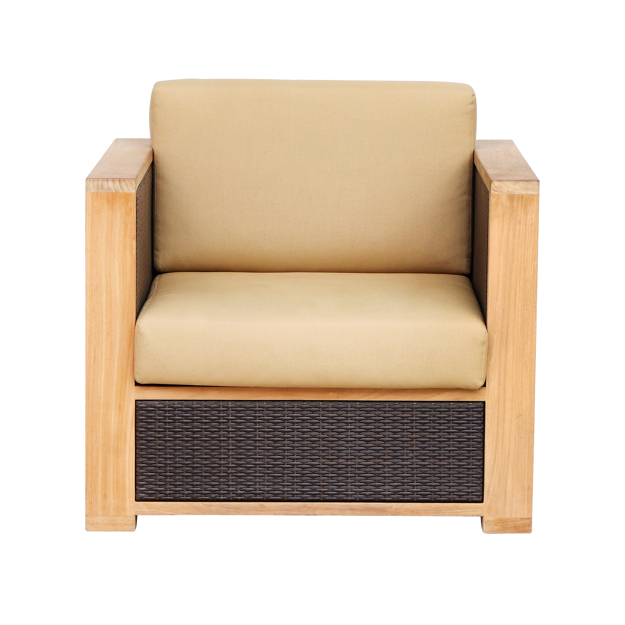 фото Кресло с подушками cambium java brown