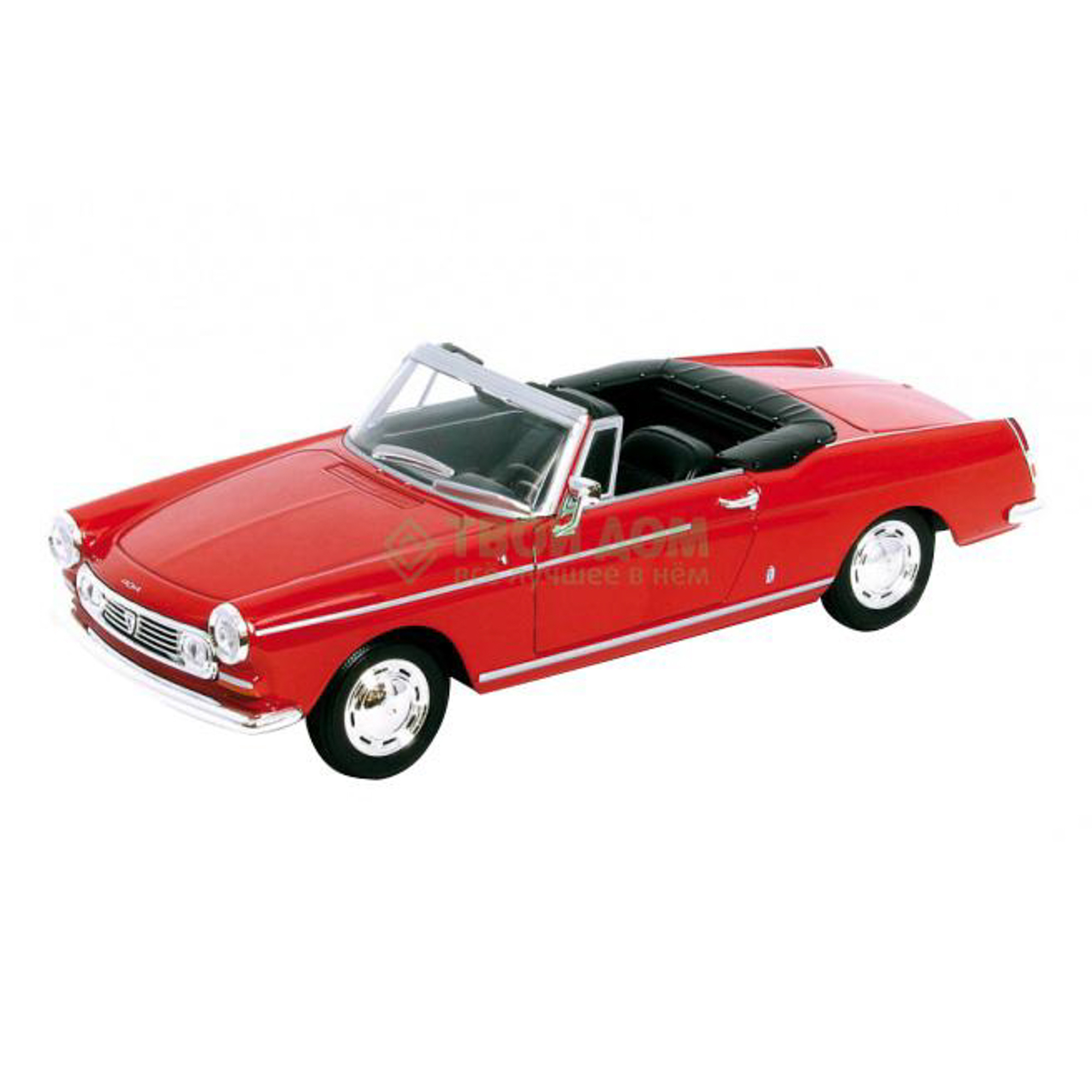 Машинка Welly Peugeot 404 1:34-1:39 (43604C), Красный 
Машинка Welly Peugeot 404 1:34-1:39 (43604C), Красный