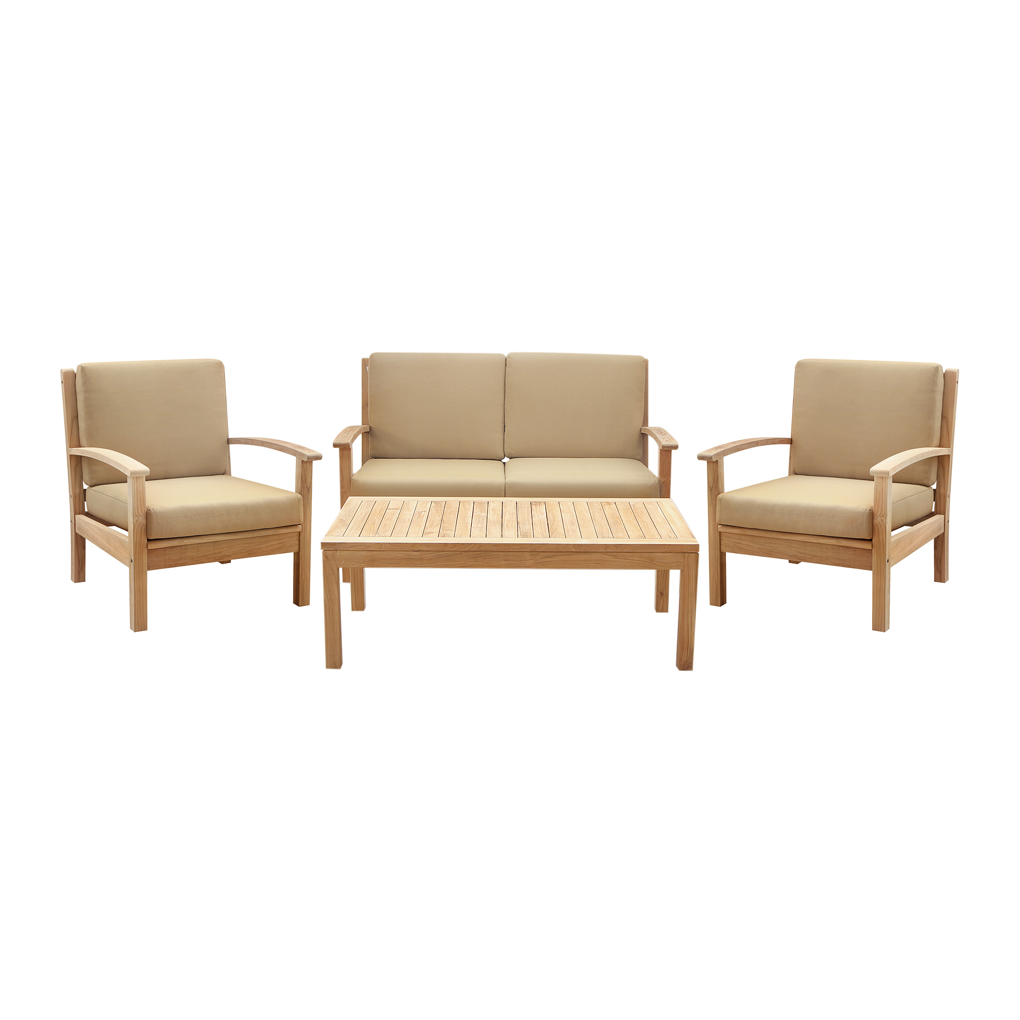 фото Комплект мебели cambium стол+диван 2м+2кресла с подушк