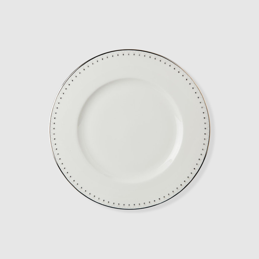 фото Набор тарелок hankook/prouna принцесс с кристаллами swarovski 27 см 6 шт