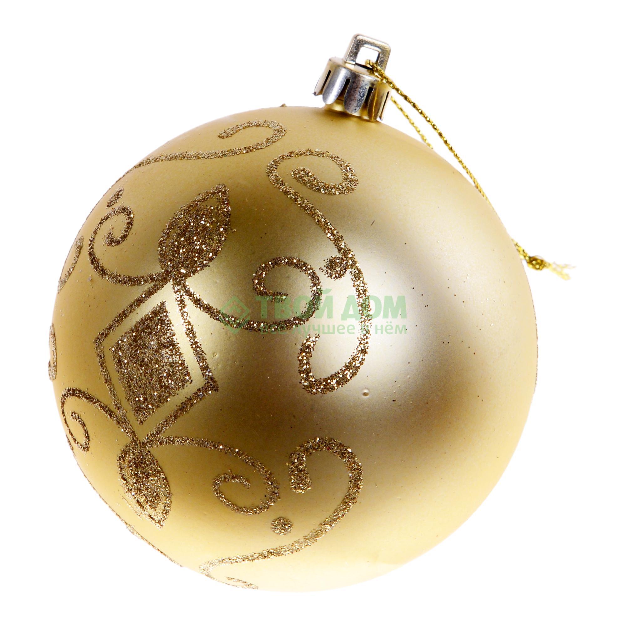 фото Набор шаров golden art золотистый 10шт (ga0160054-55-14gx10pcs)