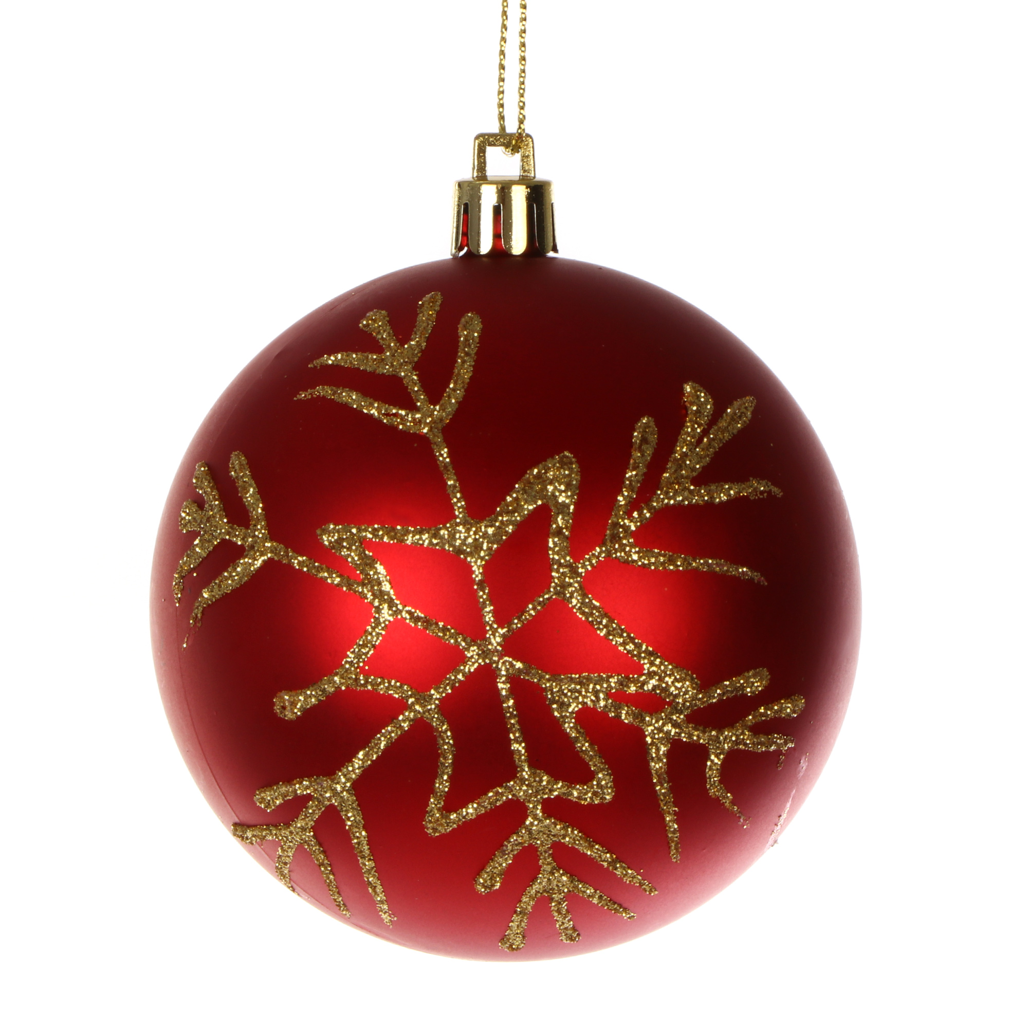 фото Набор елочных подвесных игрушек golden art 10шт 8см