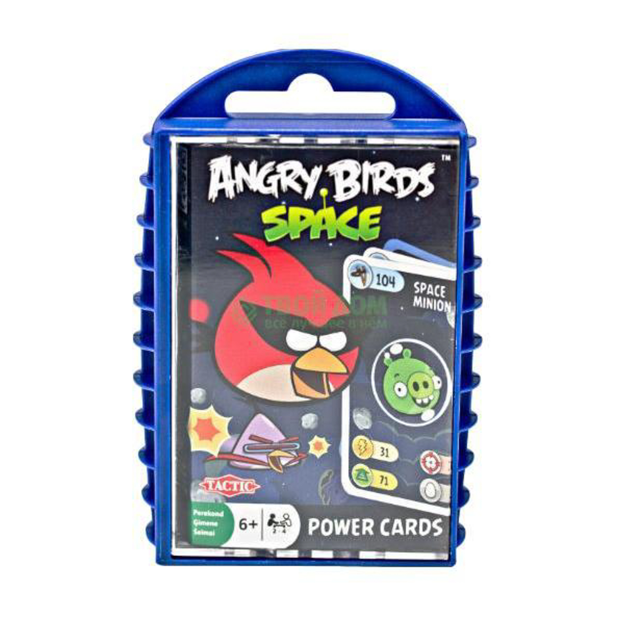 Настольная игра Tactic Игра с карточками Angry Birds Космос, Синий 
Настольная игра Tactic Игра с карточками Angry Birds Космос, Синий