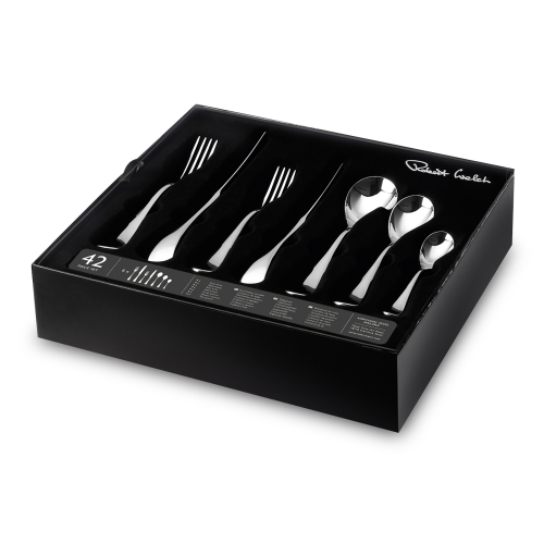 фото Набор столовых приборов robert welch ashbury bright 6 персон 42 предмета robert welsh