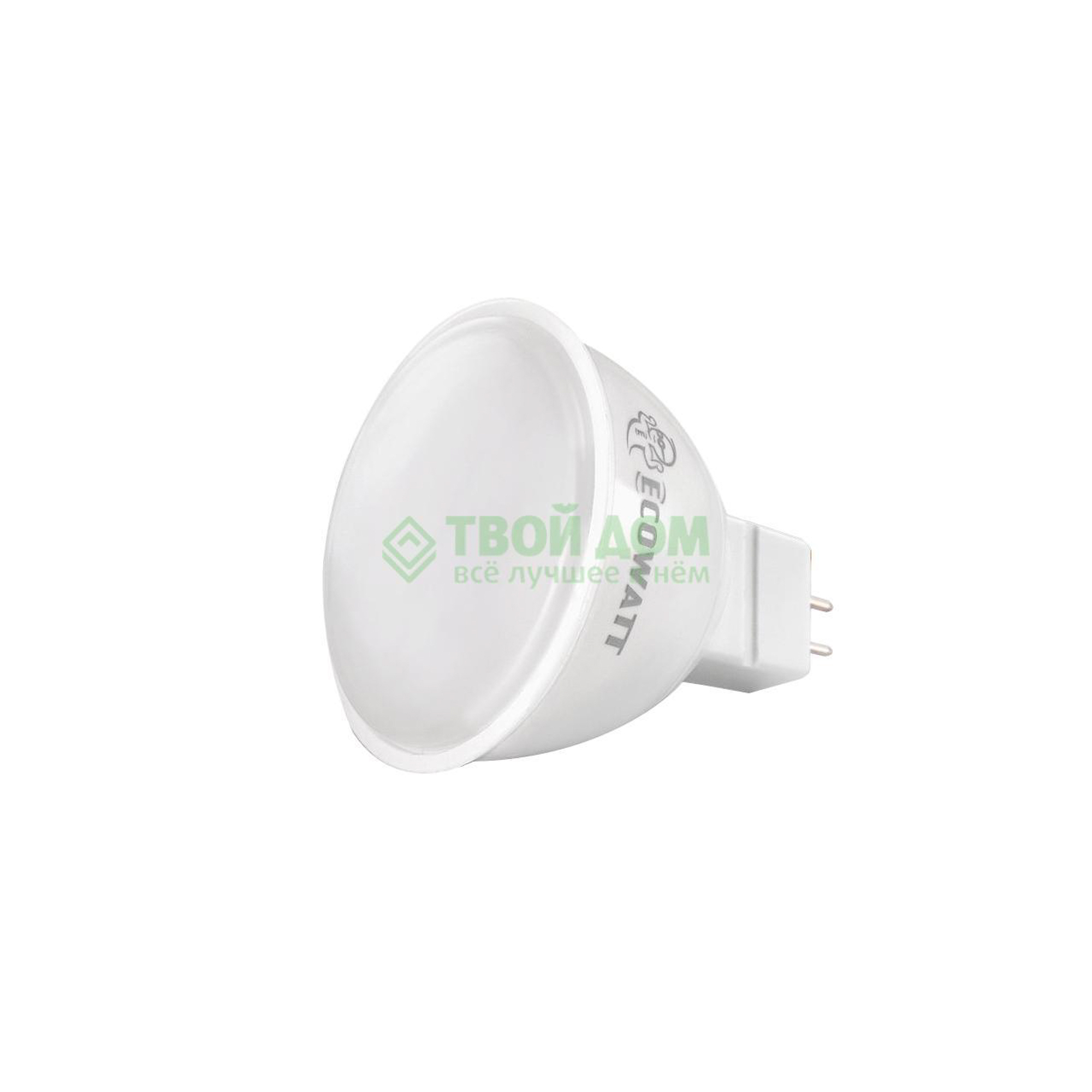 Лампочка Ecowatt 230В 5(50)W 3000K GU5.3 
Лампочка Ecowatt 230В 5(50)W 3000K GU5.3
