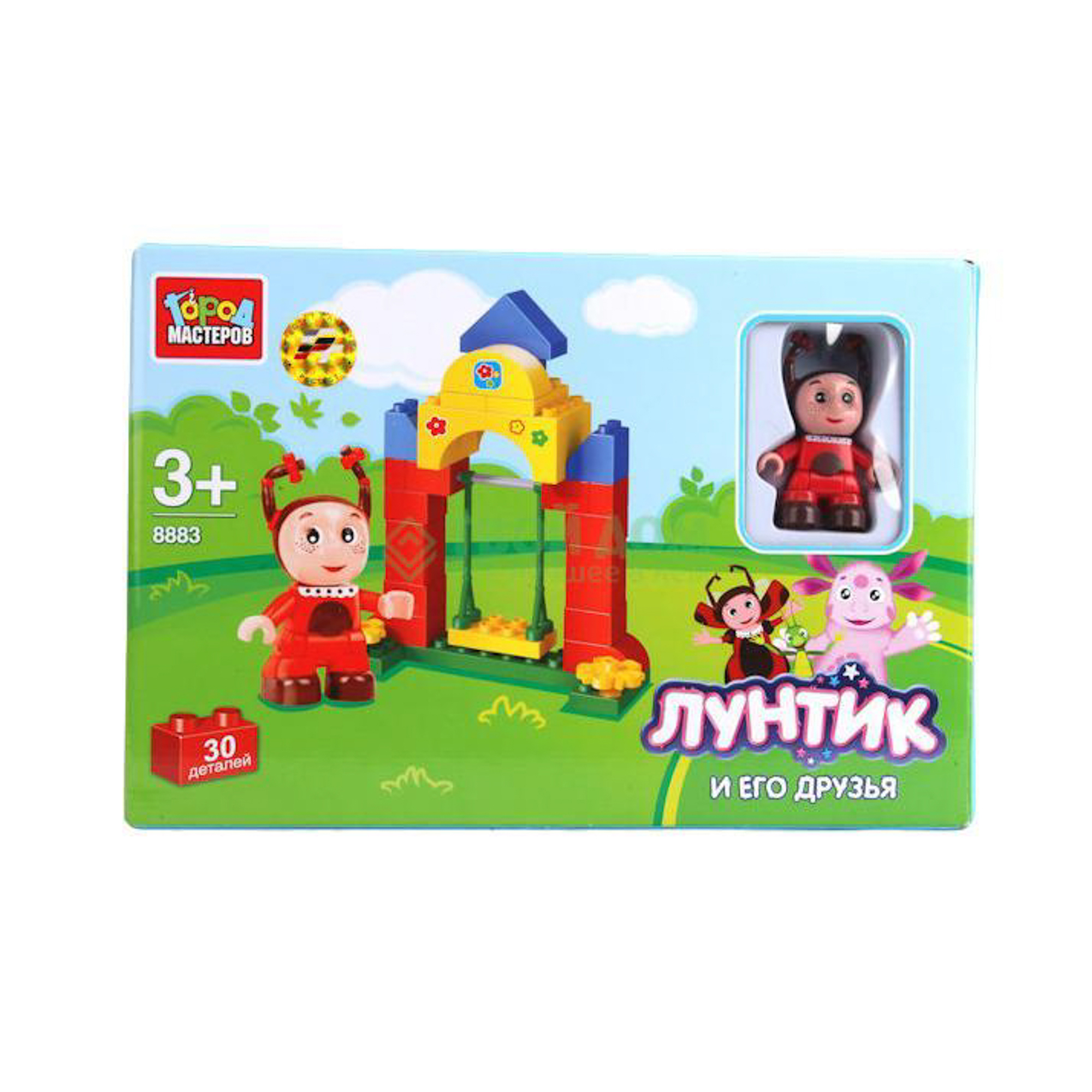 Конструктор Город Мастеров Лунтик и его друзья 30 дет, Зелёный;желтый;синий;красный
Конструктор Город Мастеров Лунтик и его друзья 30 дет, Зелёный;желтый;синий;красный