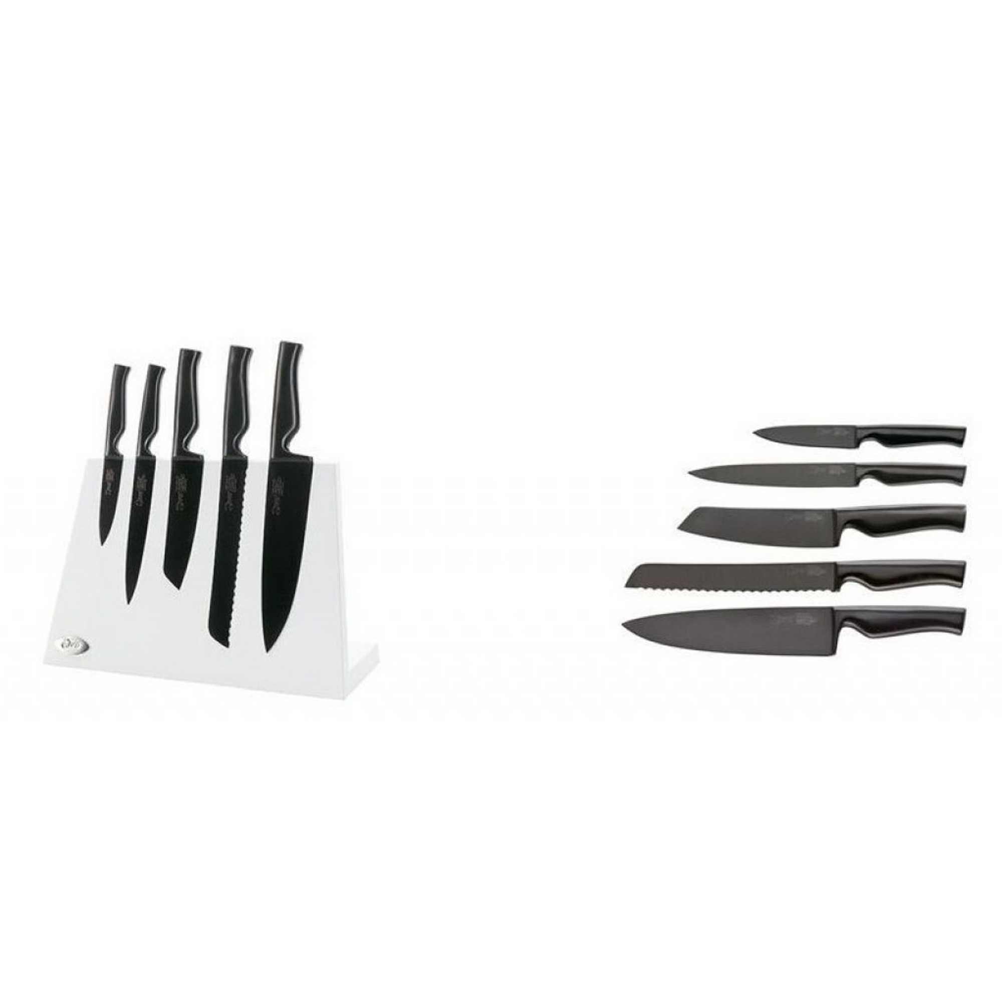 фото Набор ножей 6 предметов virtu black ivo
