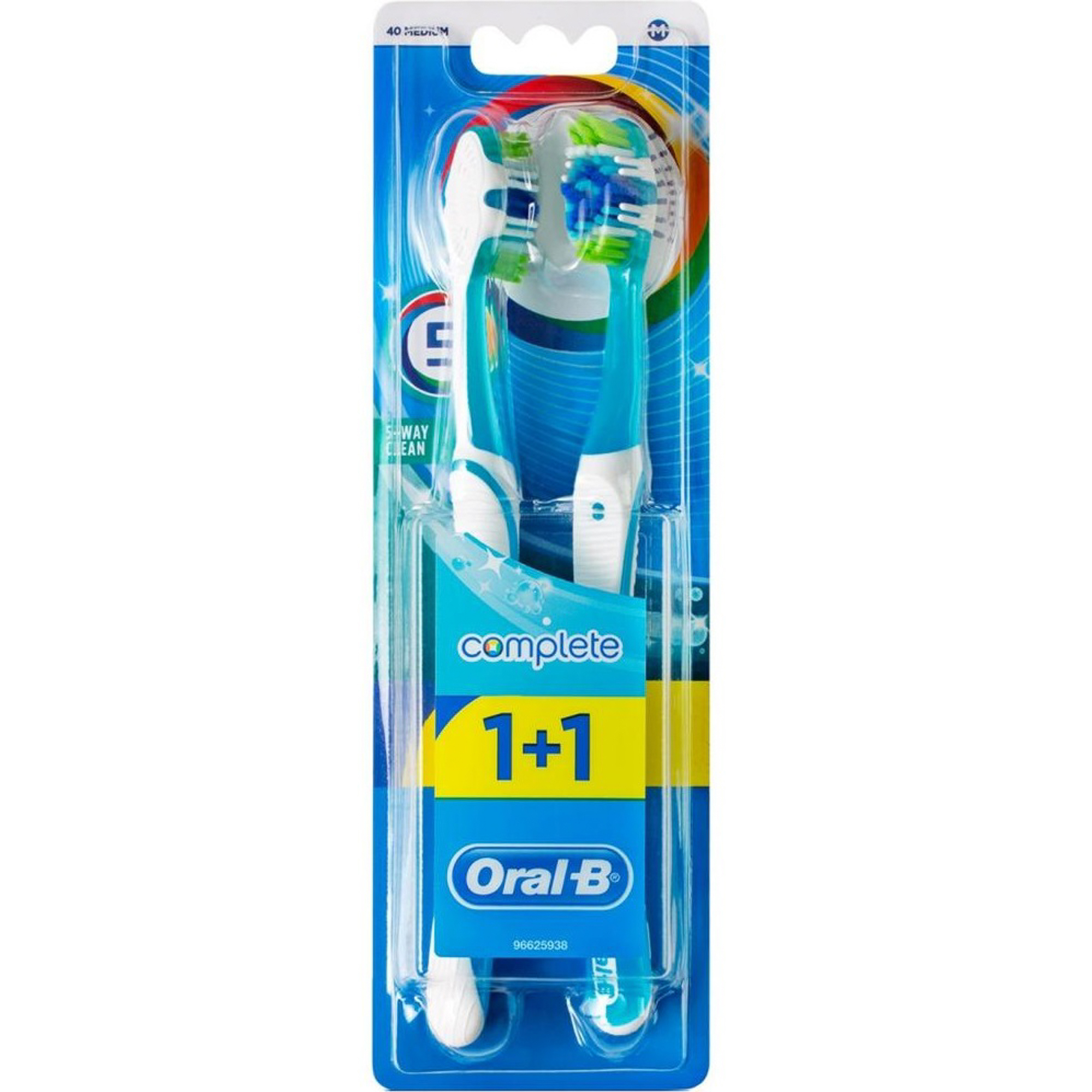 фото Набор зубных щеток oral-b 1+1 комплекс пятисторонняя чистка