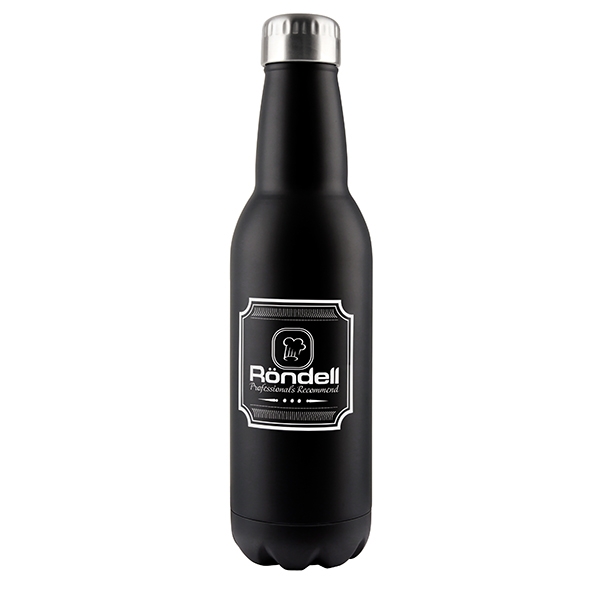 фото Термос 0.75 л rondell bottle black rds-425