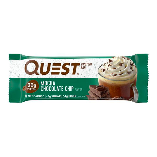 фото Батончик протеиновый quest nutrition questbar мокко и шоколад 60 г