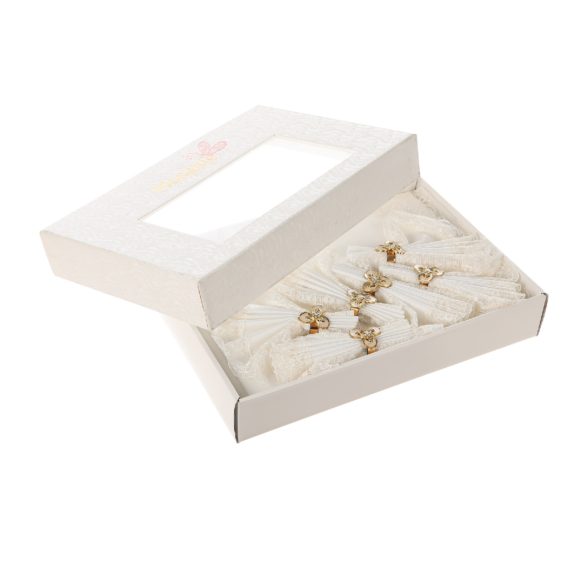 фото Скатерть 160х220+ 6 салфеток с кольцами monalife calvina