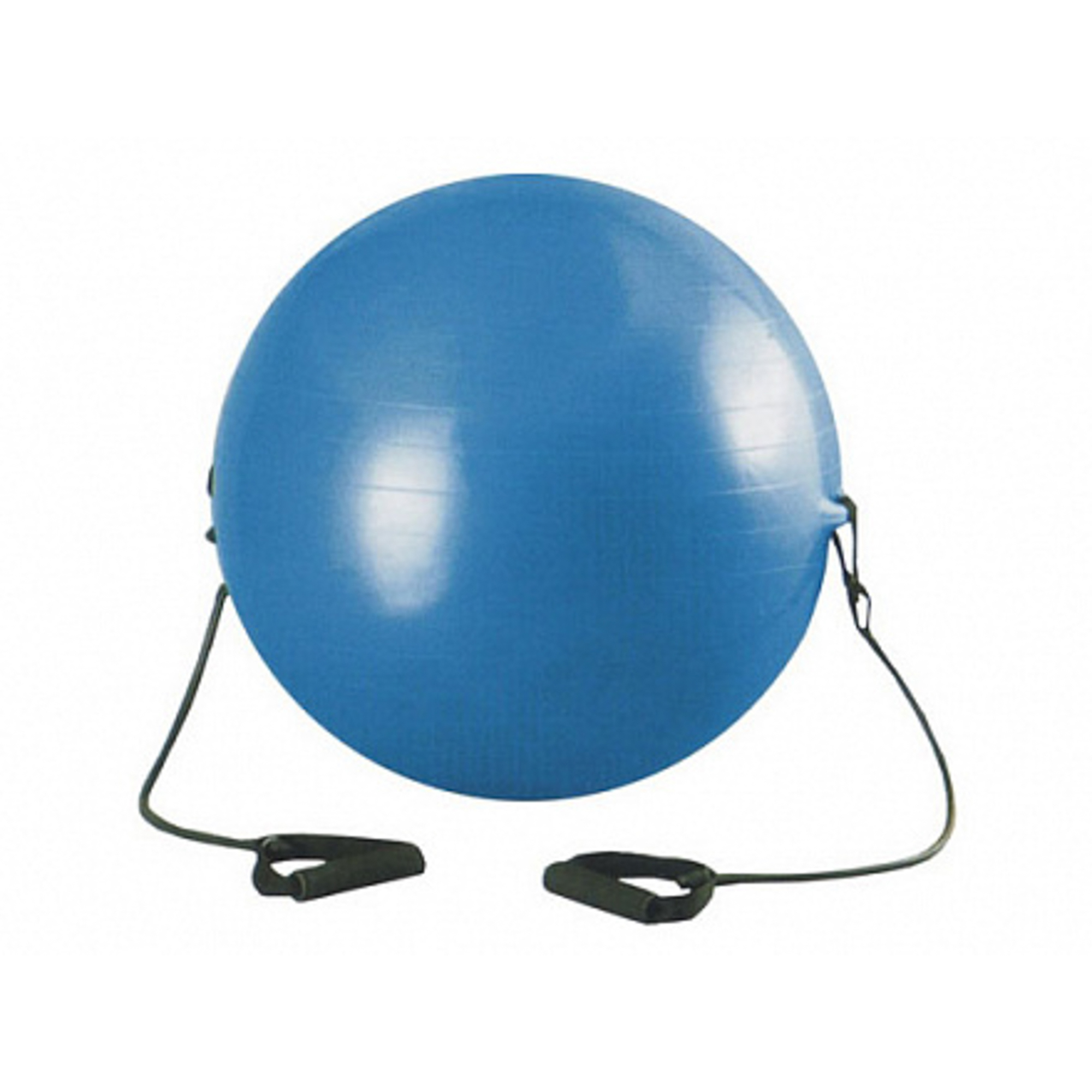 фото Мяч гимнастический с эспандером 65см libera