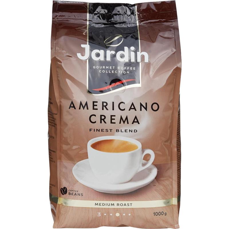 Кофе в зернах Jardin Americano Crema 1 кг 
Кофе в зернах Jardin Americano Crema 1 кг