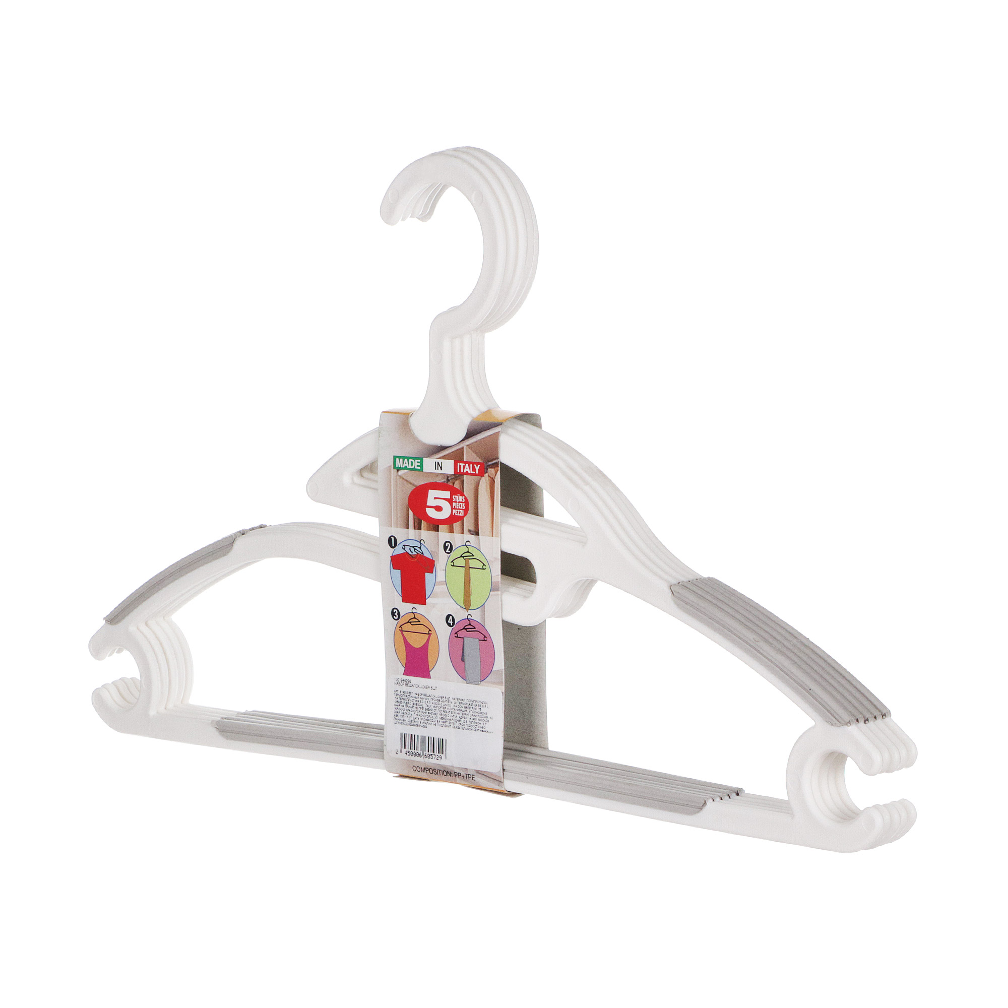 фото Набор вешалок termoplastica joker 5шт