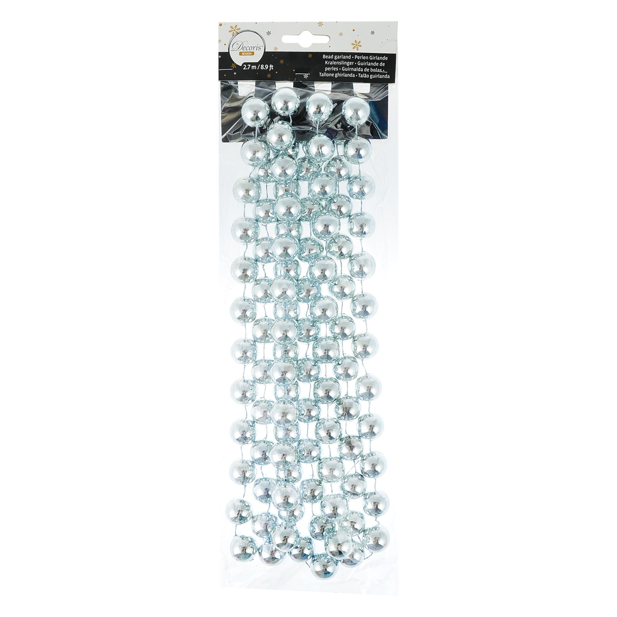Гирлянда из бусинок 2х270см голубой Kaemingk 
Гирлянда из бусинок 2х270см голубой Kaemingk