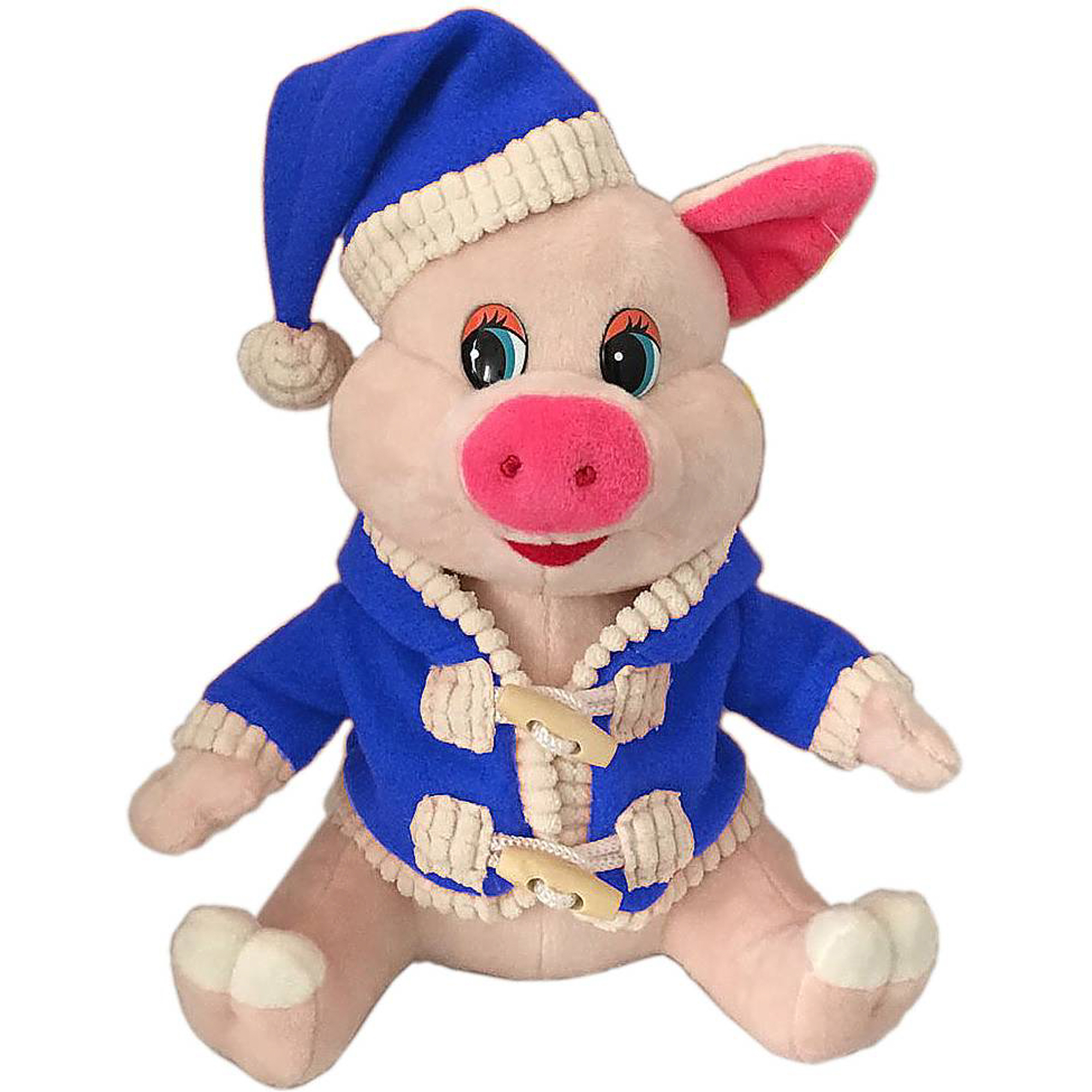 Игрушка мягкая поросенок 20см Mister christmas, Синий
Игрушка мягкая поросенок 20см Mister christmas, Синий