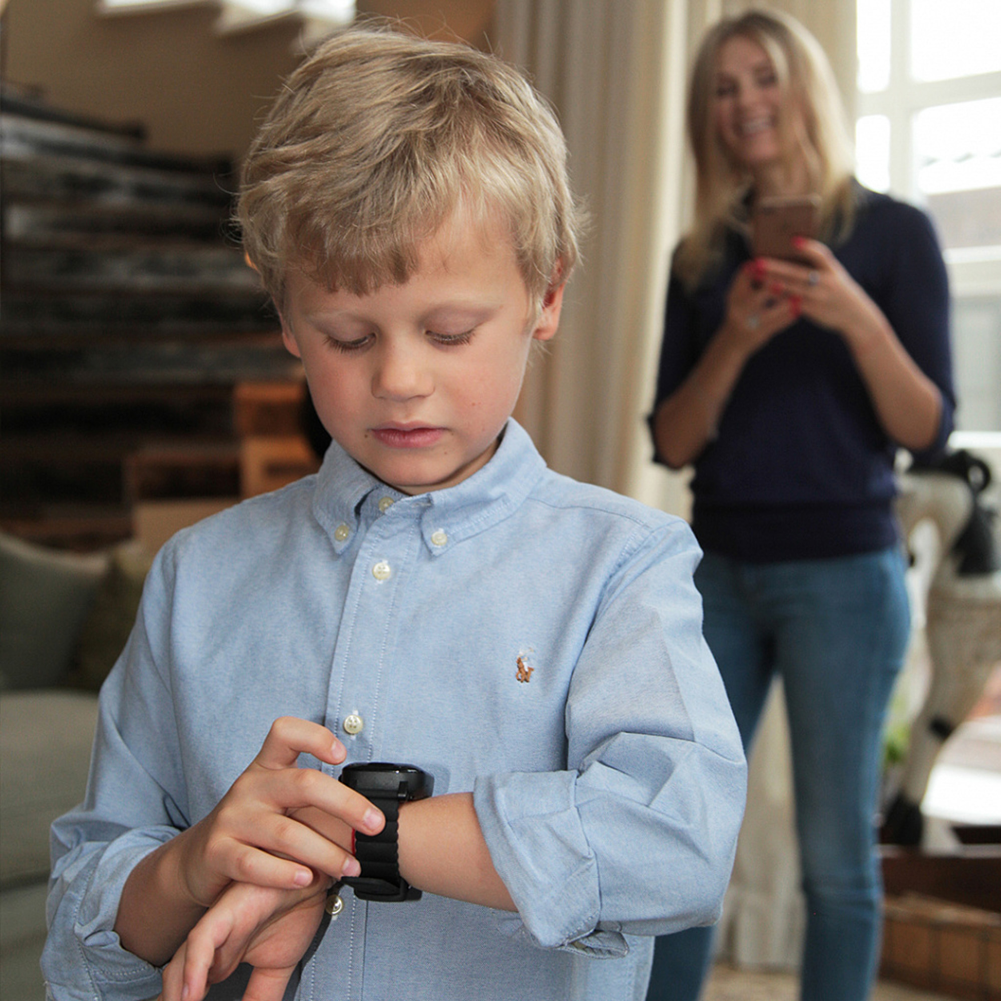 фото Детские умные часы elari kidphone 3g черные