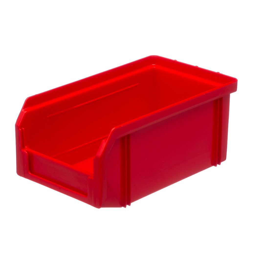 фото Пластиковый ящик стелла v-1 (1 литр), красный
