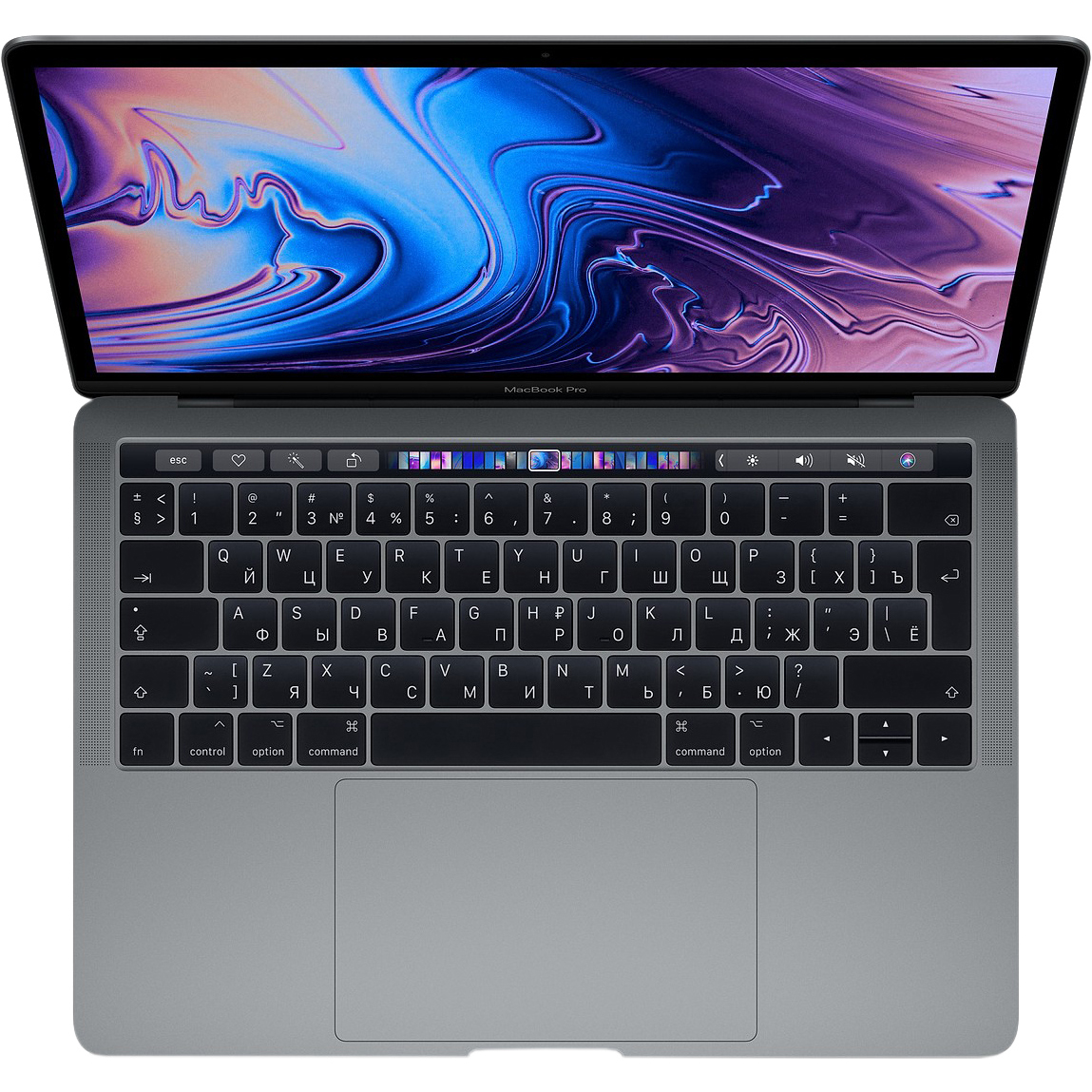фото Ноутбук apple macbook pro 13 touch bar mv962ru/a серый космос