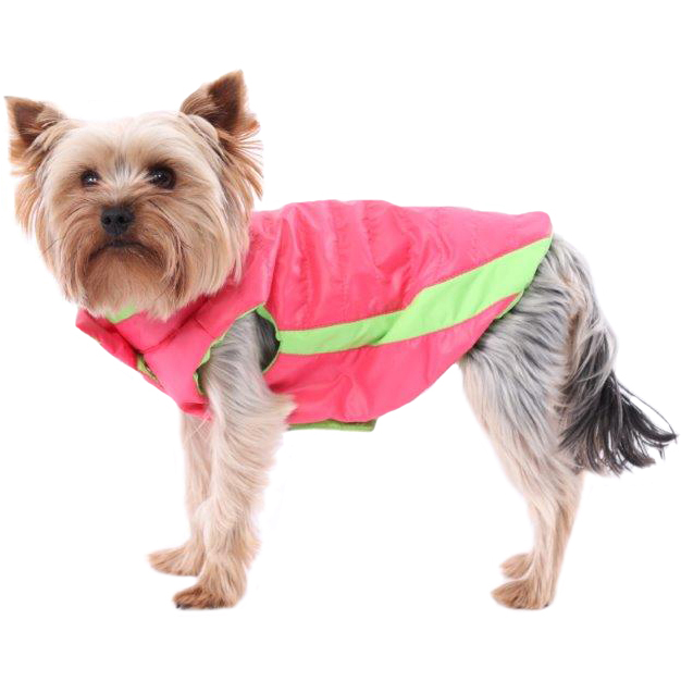 фото Жилет для собак yoriki контраст розовый унисекс s 20 см