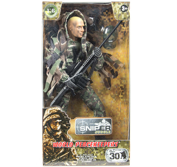 фото Игровой набор world peacekeeper снайпер, 1:6, в ассортименте