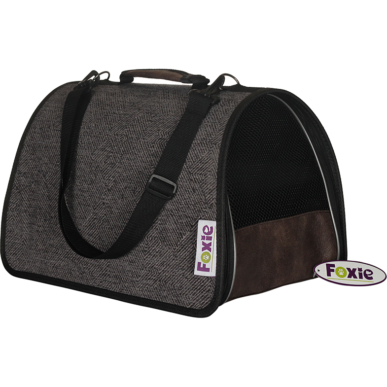 Сумка-переноска для животных Foxie Colour 44x27x27 см серая, Серый
Сумка-переноска для животных Foxie Colour 44x27x27 см серая, Серый