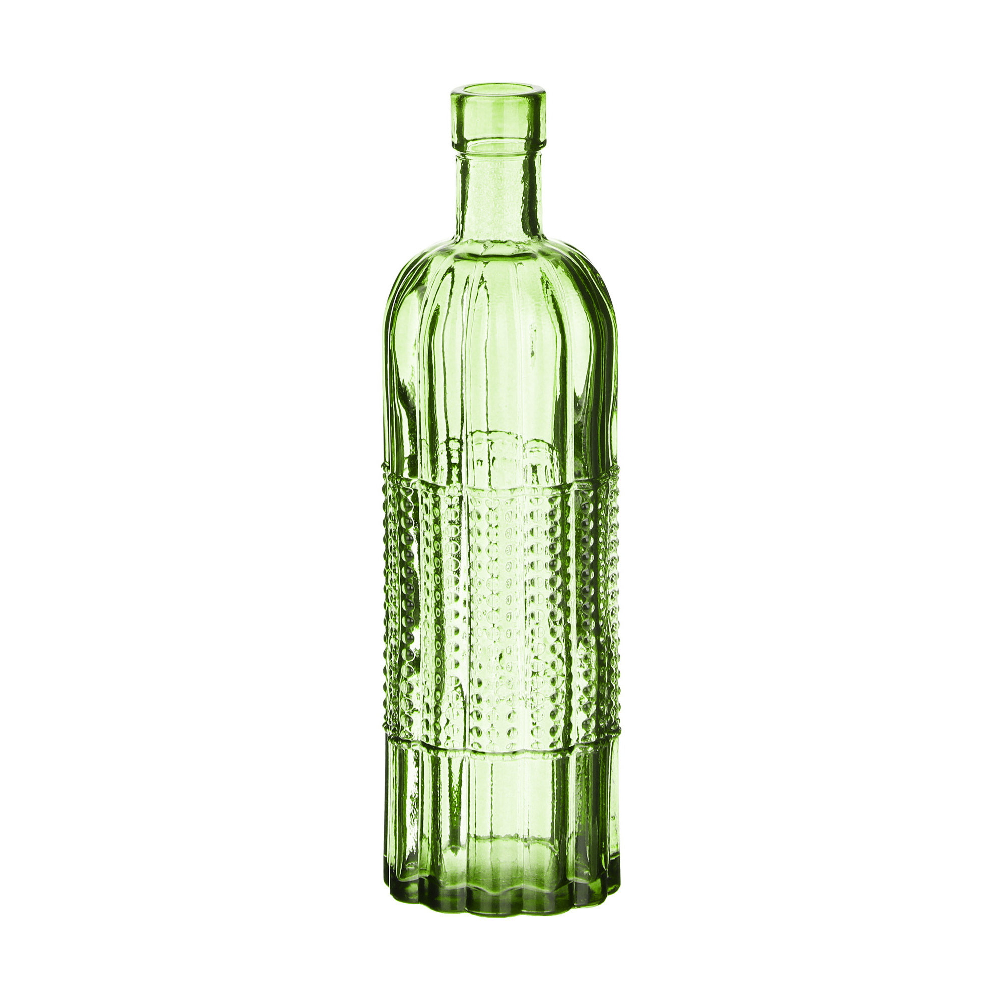 фото Бутылка-ваза стеклянная kaemingk д7х24cm в ассортименте