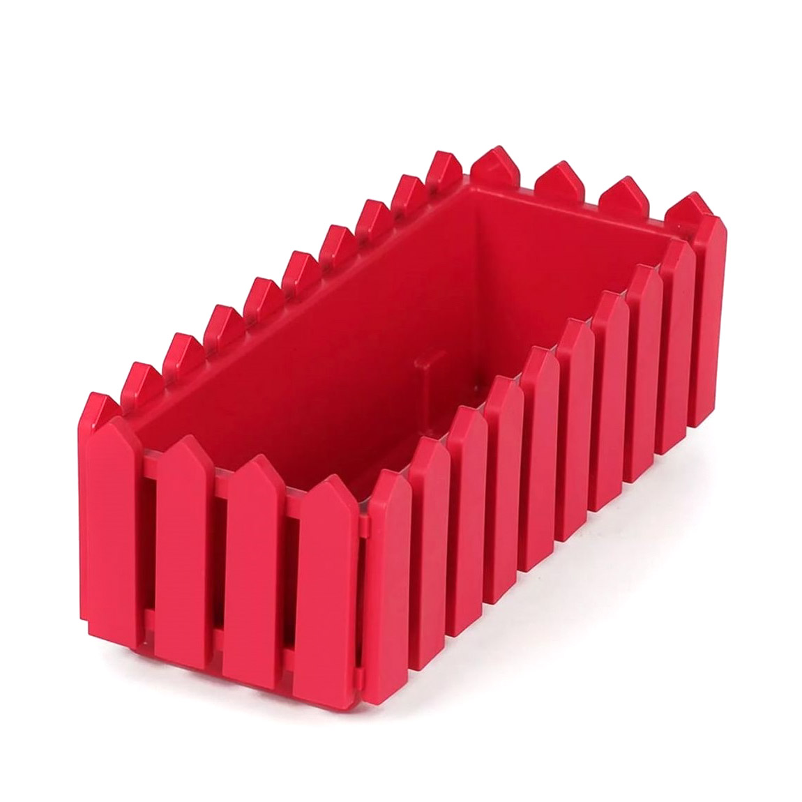 фото Ящик элластик-пласт лардо с поддоном красн 47х19.2х16 см элластик пласт