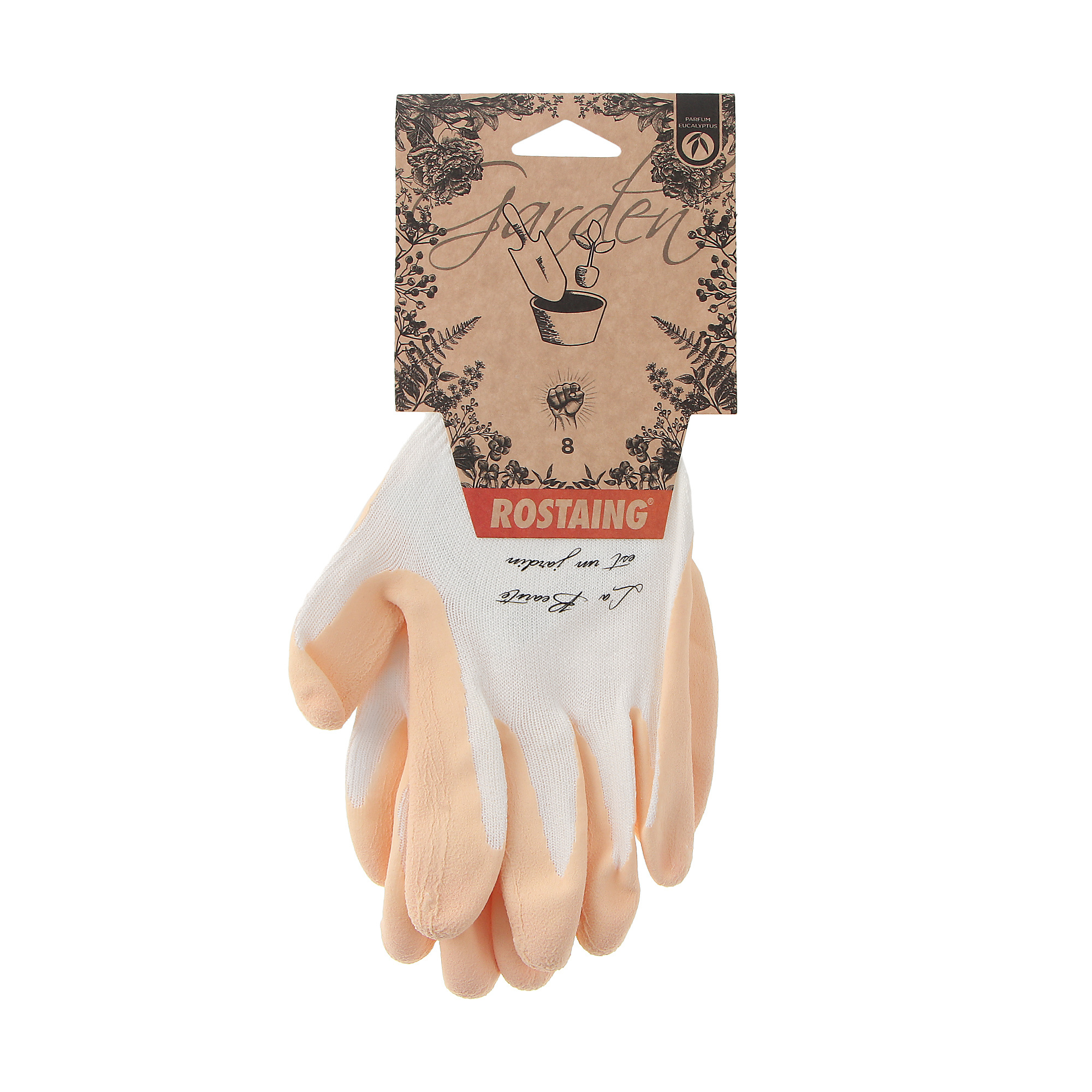 фото Перчатки садовые rostaing nude р.7 бежевые