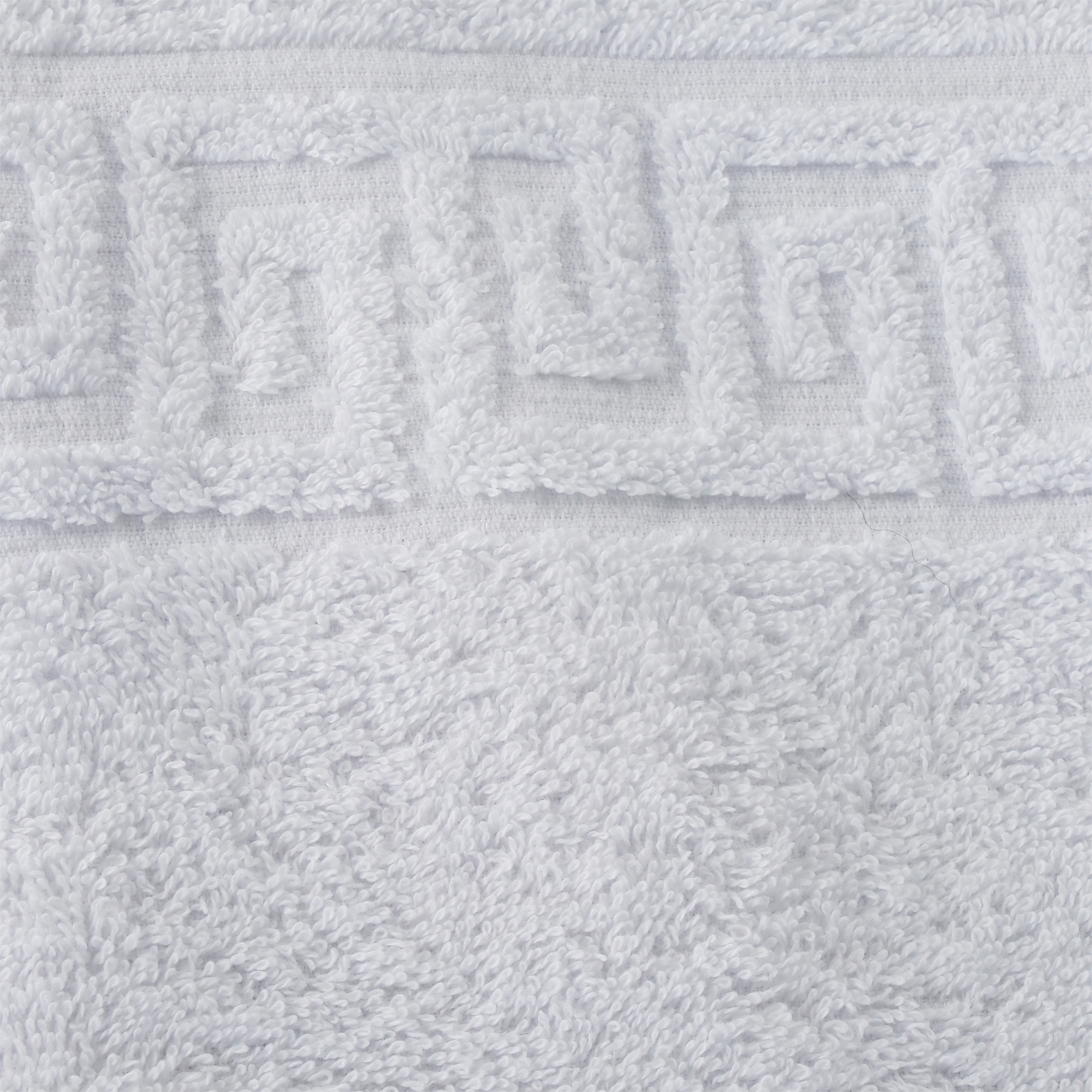 фото Махровое полотенце тексресурс белое 70х140 см