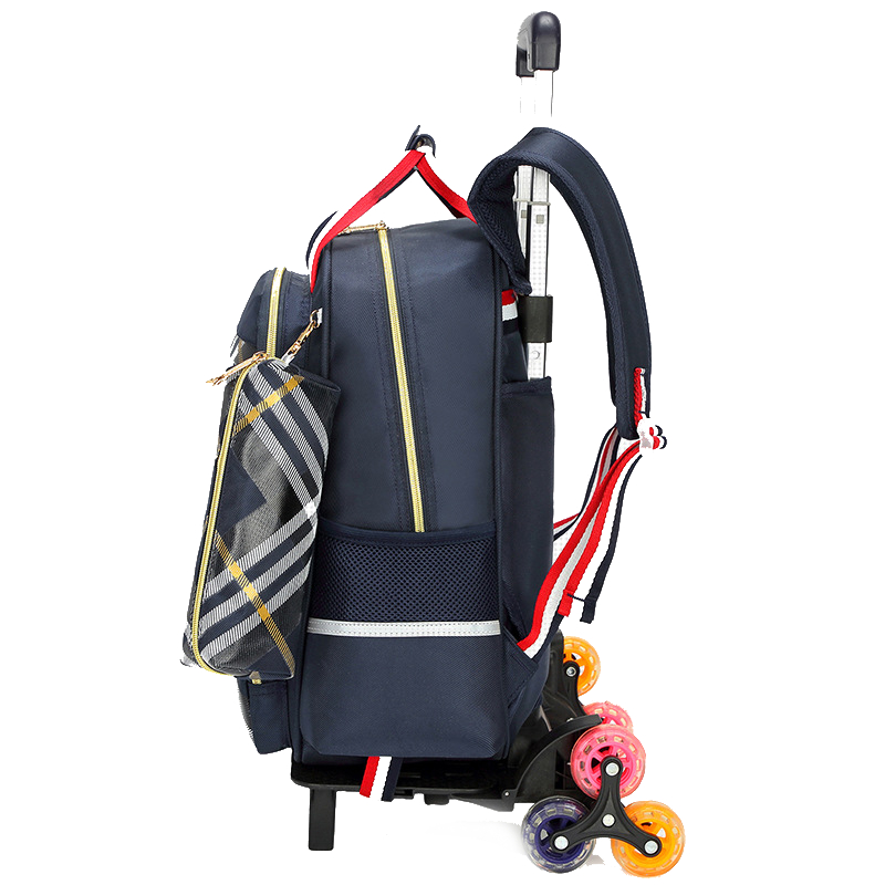 фото Рюкзак школьный baoding на колесах 49х20х31 см