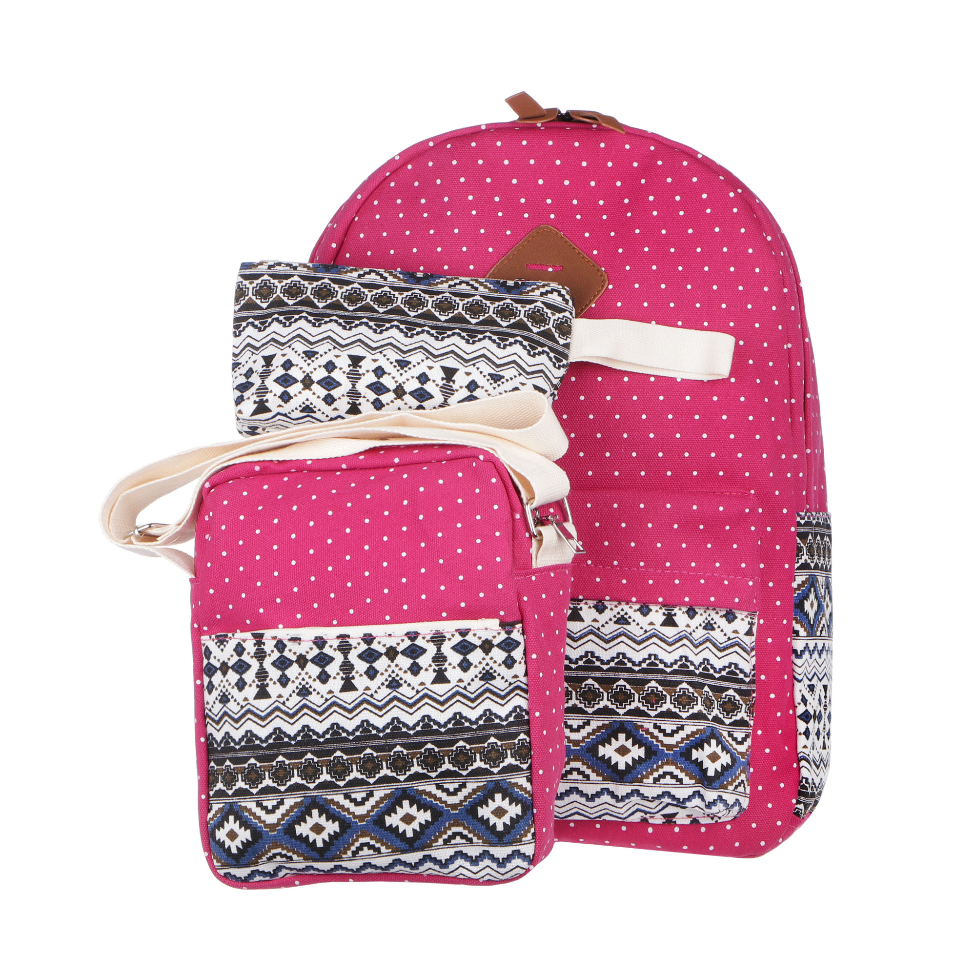 фото Рюкзак baoding фуксия этно 30x42x14cm