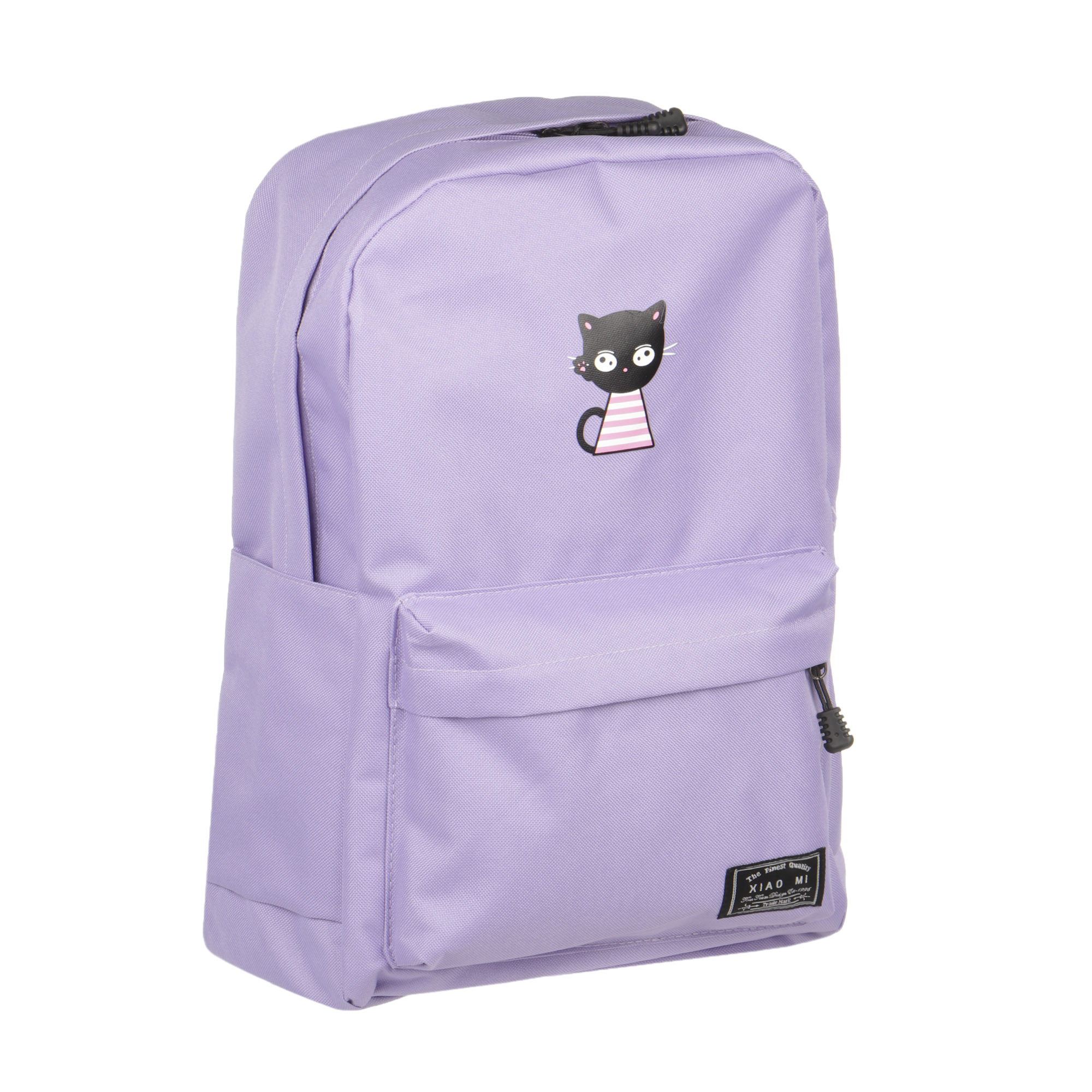 фото Рюкзак фиолетовый baoding кот 42х13х30 см