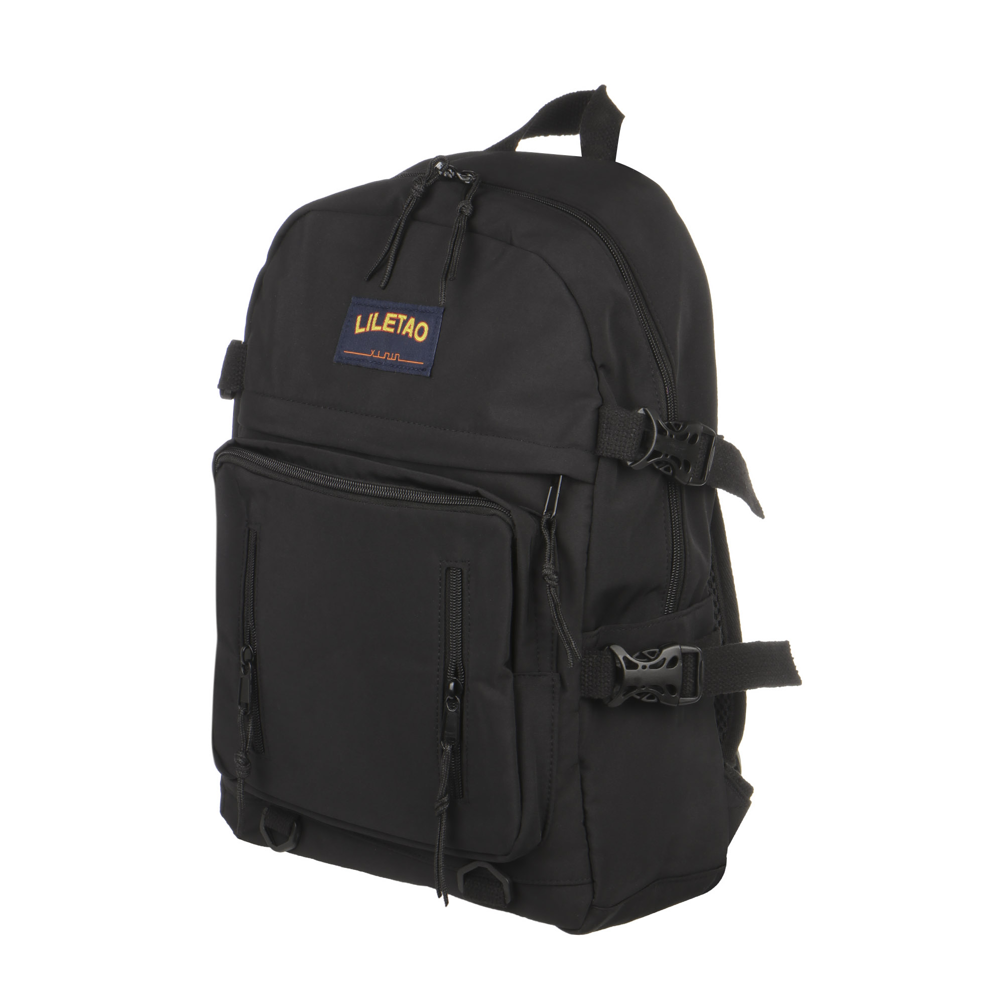 фото Рюкзак чёрный baoding городской 32х13х43 см