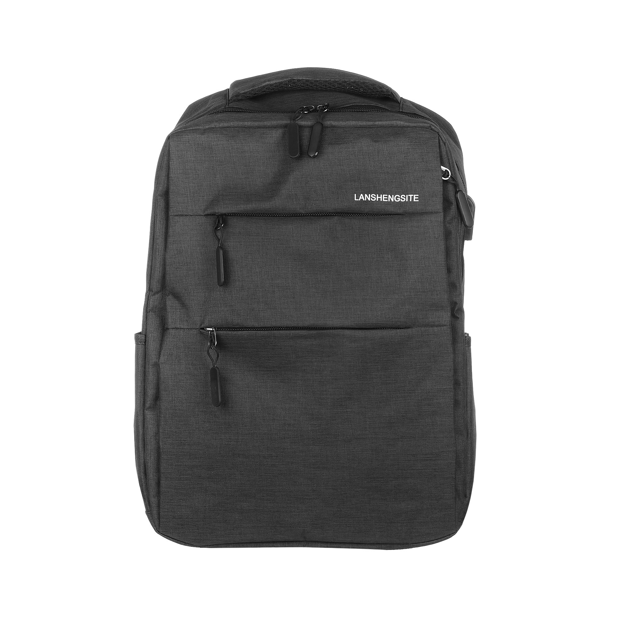 фото Рюкзак baoding чёрный деловой 30x12x42cm