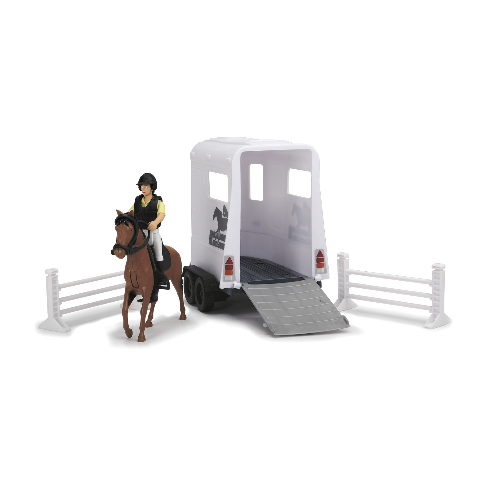 фото Набор игровой dickie перевозка лошадей 23 см