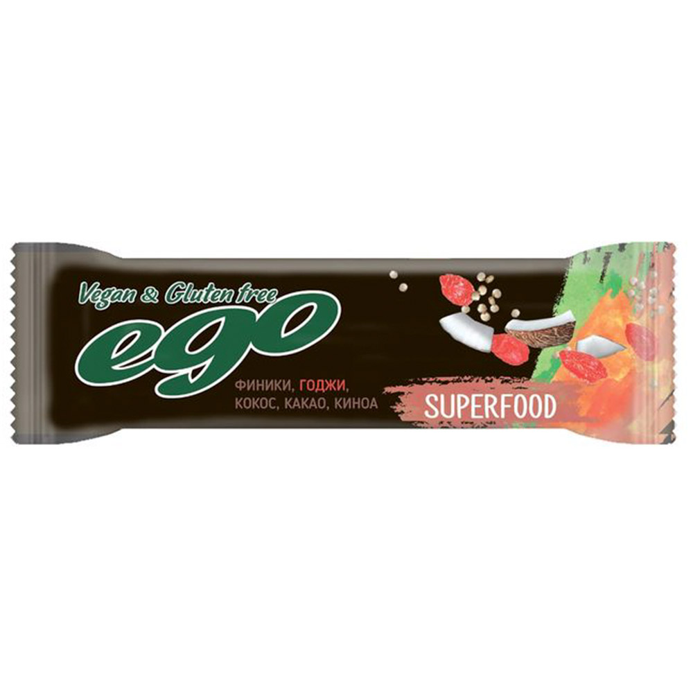 фото Батончик ego superfood фруктово-ореховый годжи 45 г