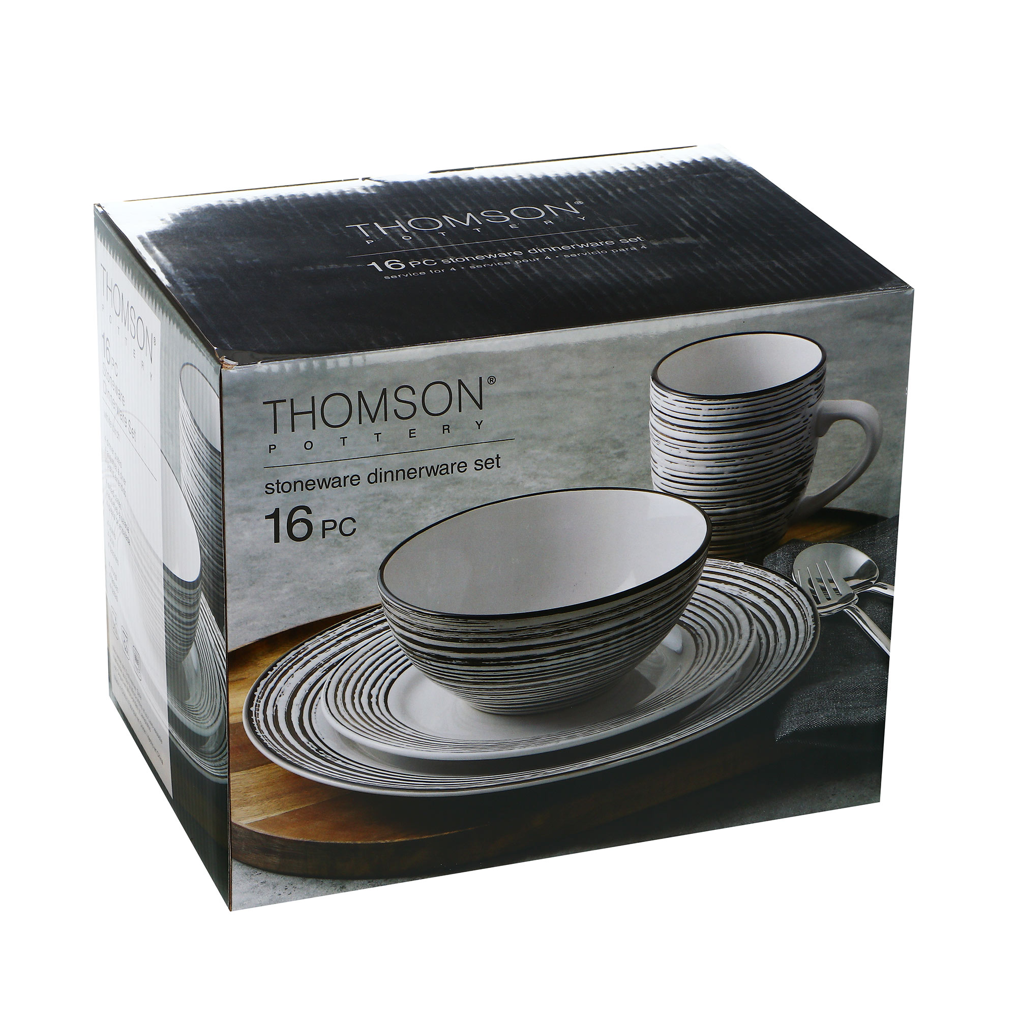 фото Набор столовый thomson pottery white birch 16 предметов