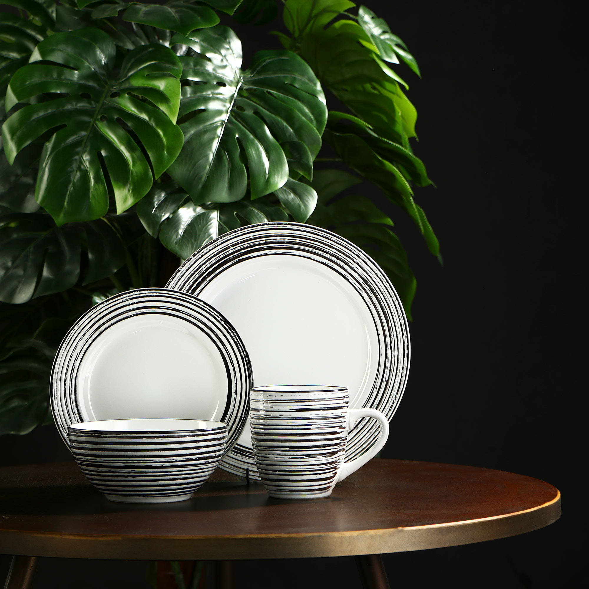 фото Набор столовый thomson pottery white birch 16 предметов