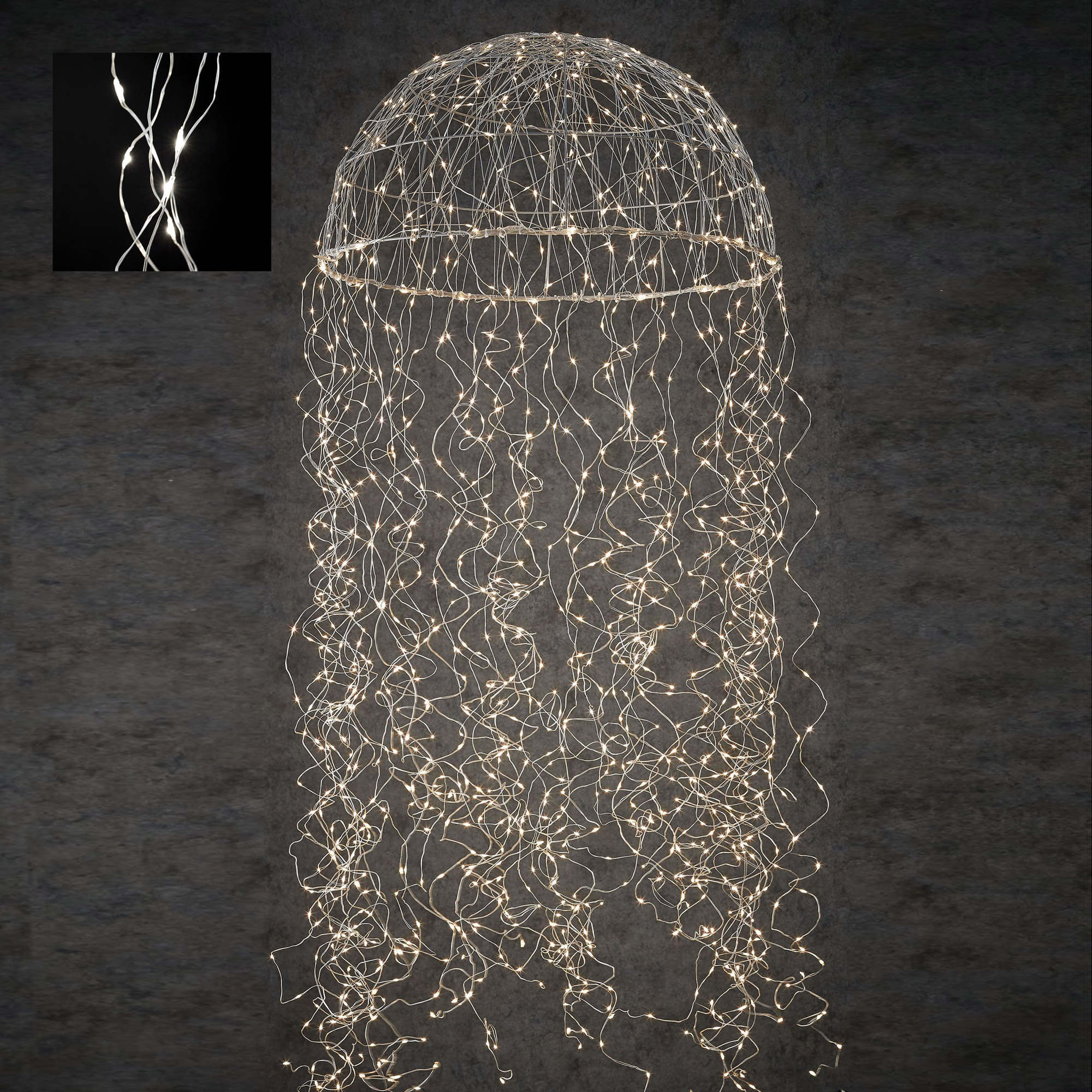 фото Подвеска светящаяся edelman jellyfish 60х200 см 1280 led