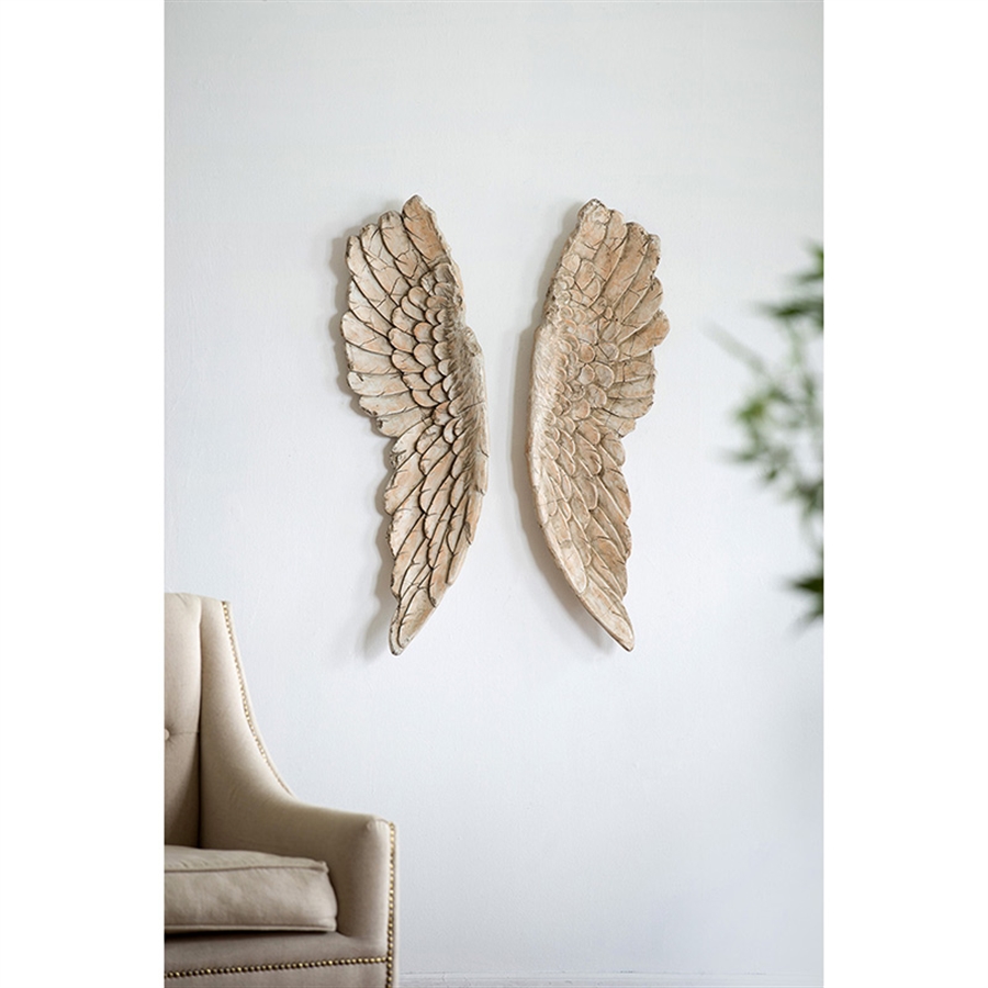 фото Декор glasar крылья ангела набор 2шт 29x8x104см