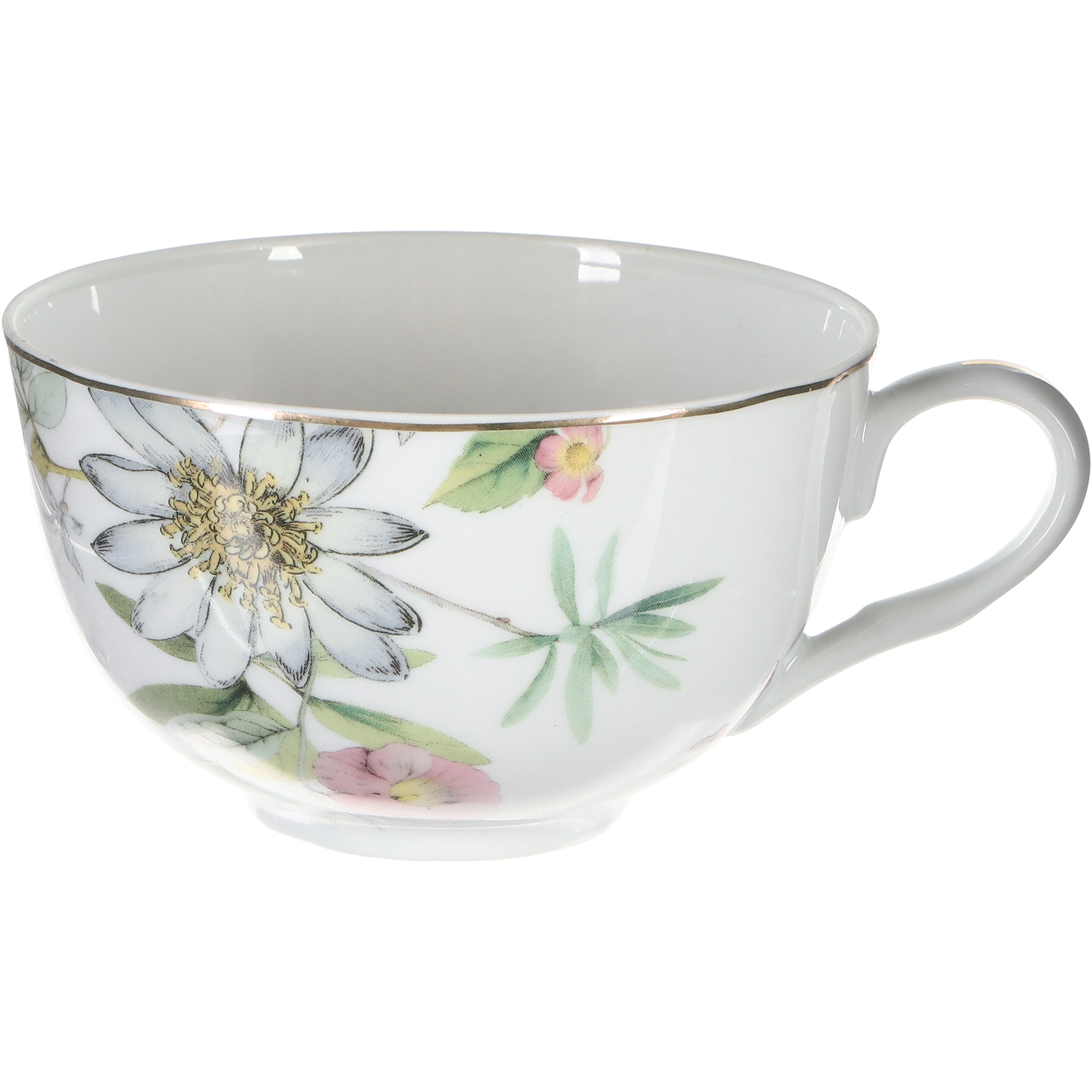 фото Набор чайных пар belle чашка+блюдце 6 шт french garden