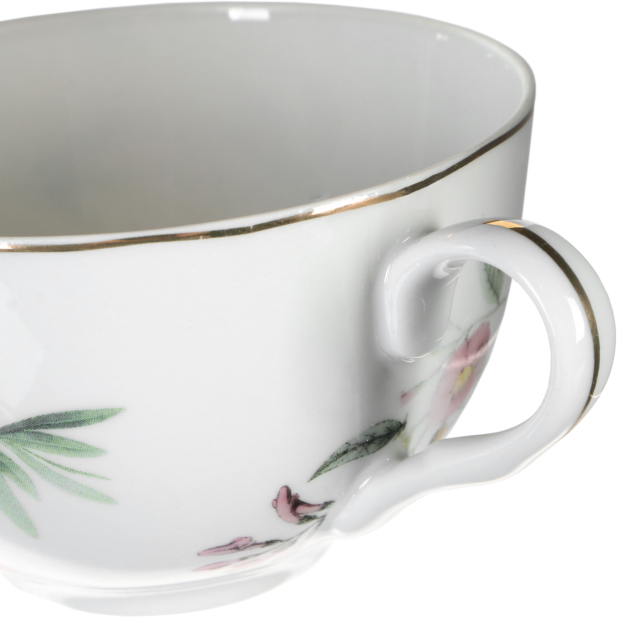 фото Набор чайных пар belle чашка+блюдце 6 шт french garden