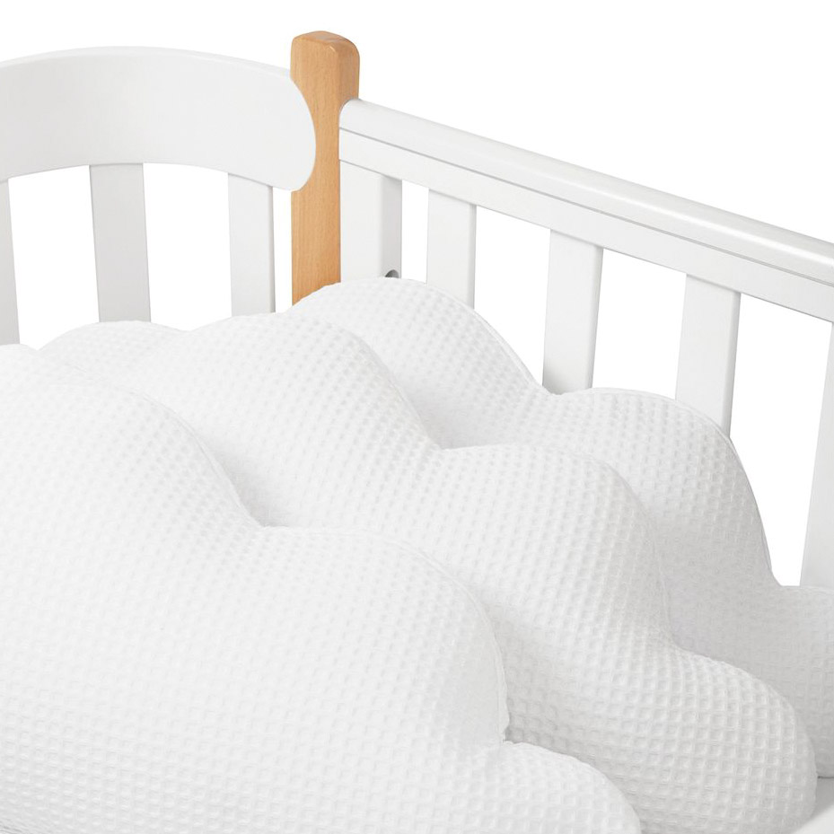 фото Набор бортиков на кроватку happy baby облачко 3 шт